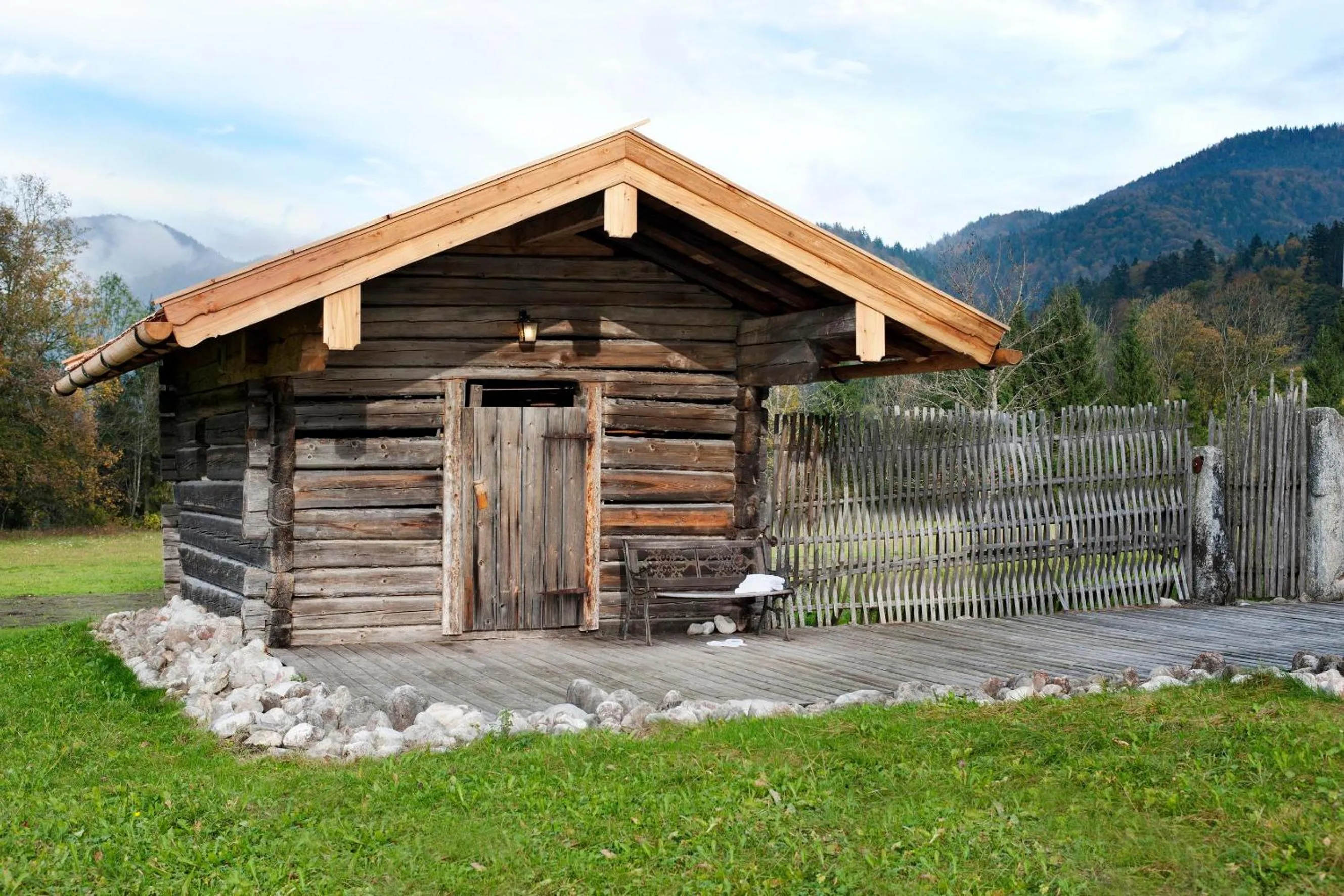 Sauna in Relais & Châteaux Gut Steinbach Hotel Chalets SPA