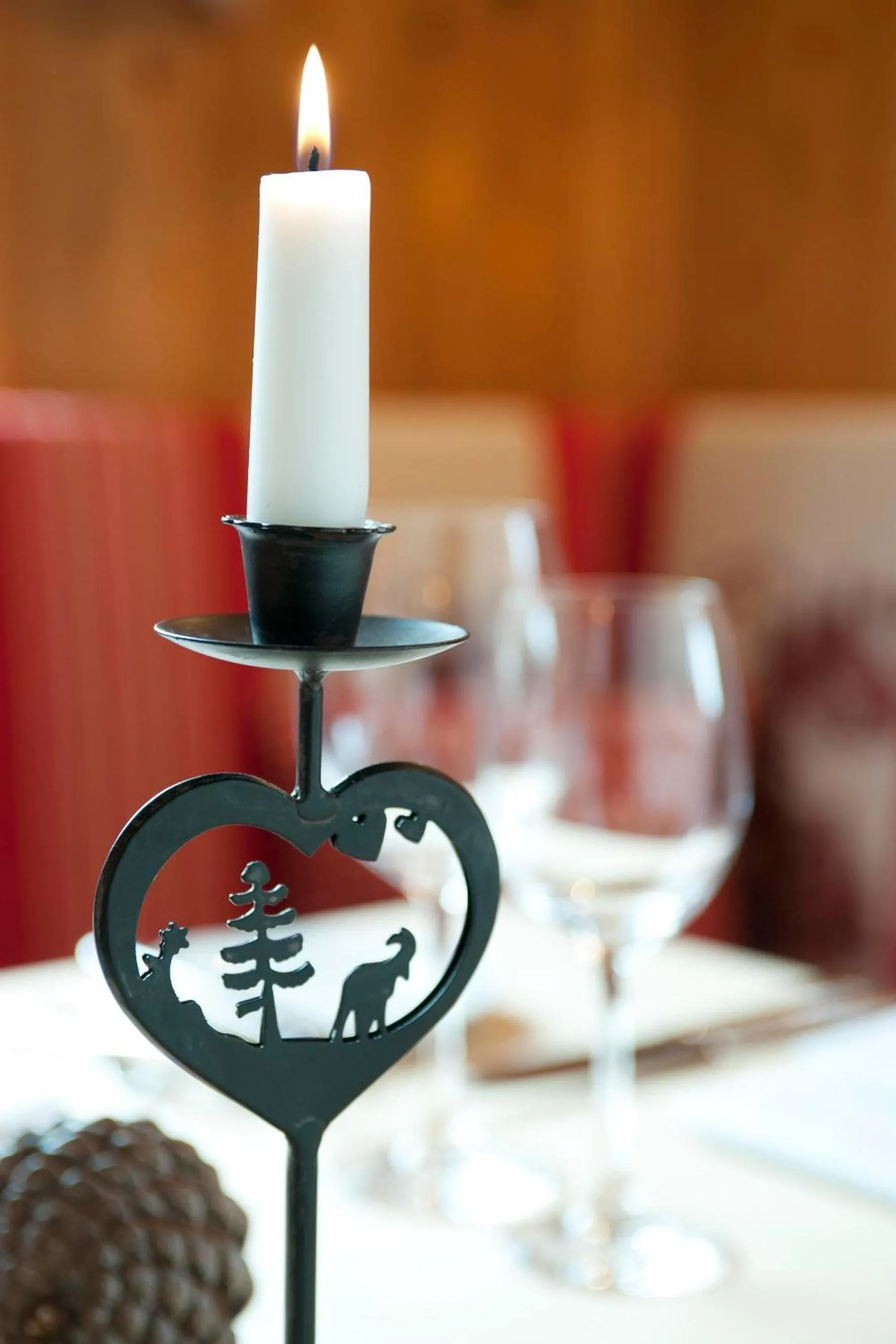 Decorative detail in Relais & Châteaux Gut Steinbach Hotel Chalets SPA