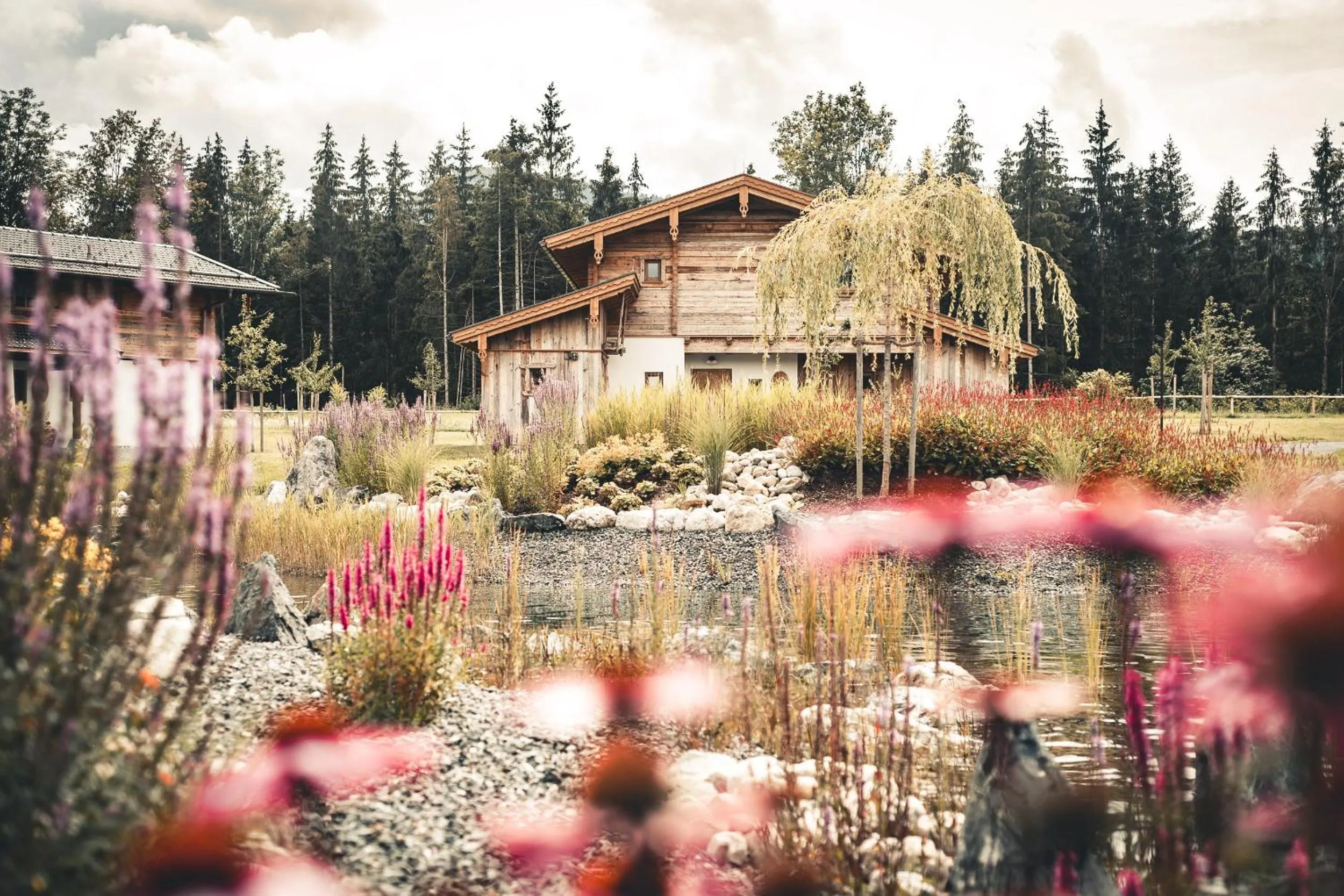 Property building in Relais & Châteaux Gut Steinbach Hotel Chalets SPA