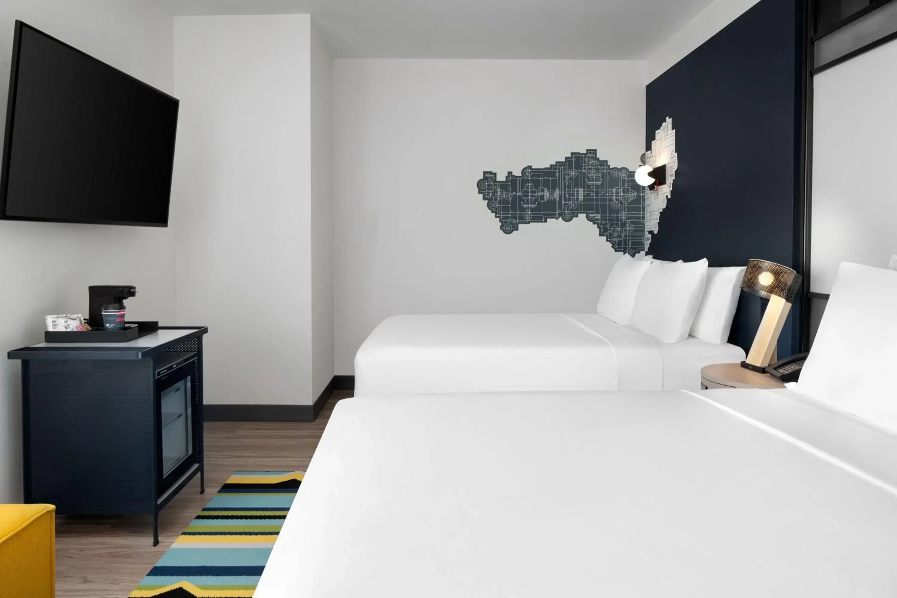 Standard Queen Room with Two Queen Beds - Hearing Accessible in Aloft Houston Shenandoah - The Woodlands Standard Queen Room with Two Queen Beds - Hearing Accessible in Aloft Houston Shenandoah - The Woodlands