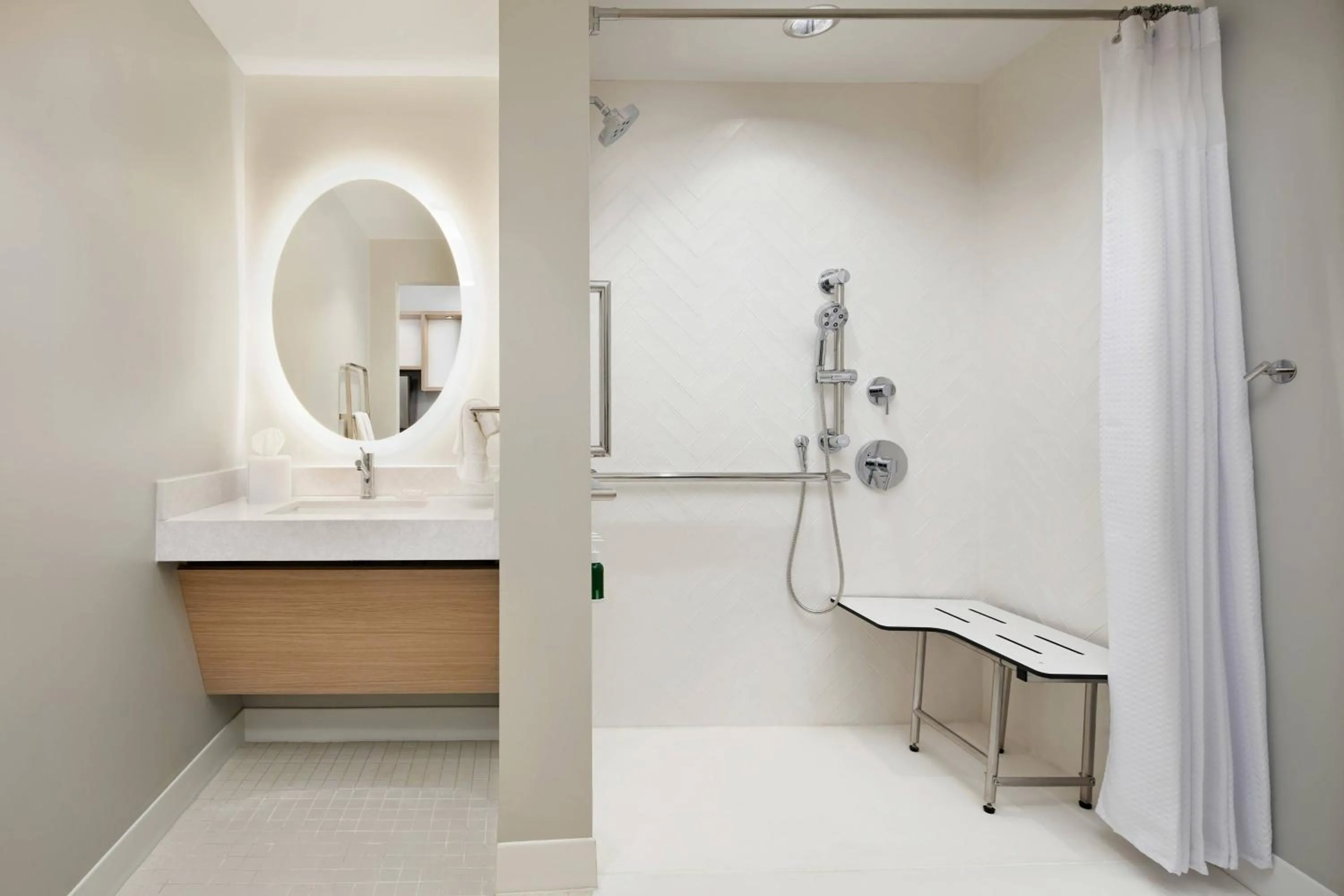 Bathroom in TownePlace Suites by Marriott Tampa Casino Area