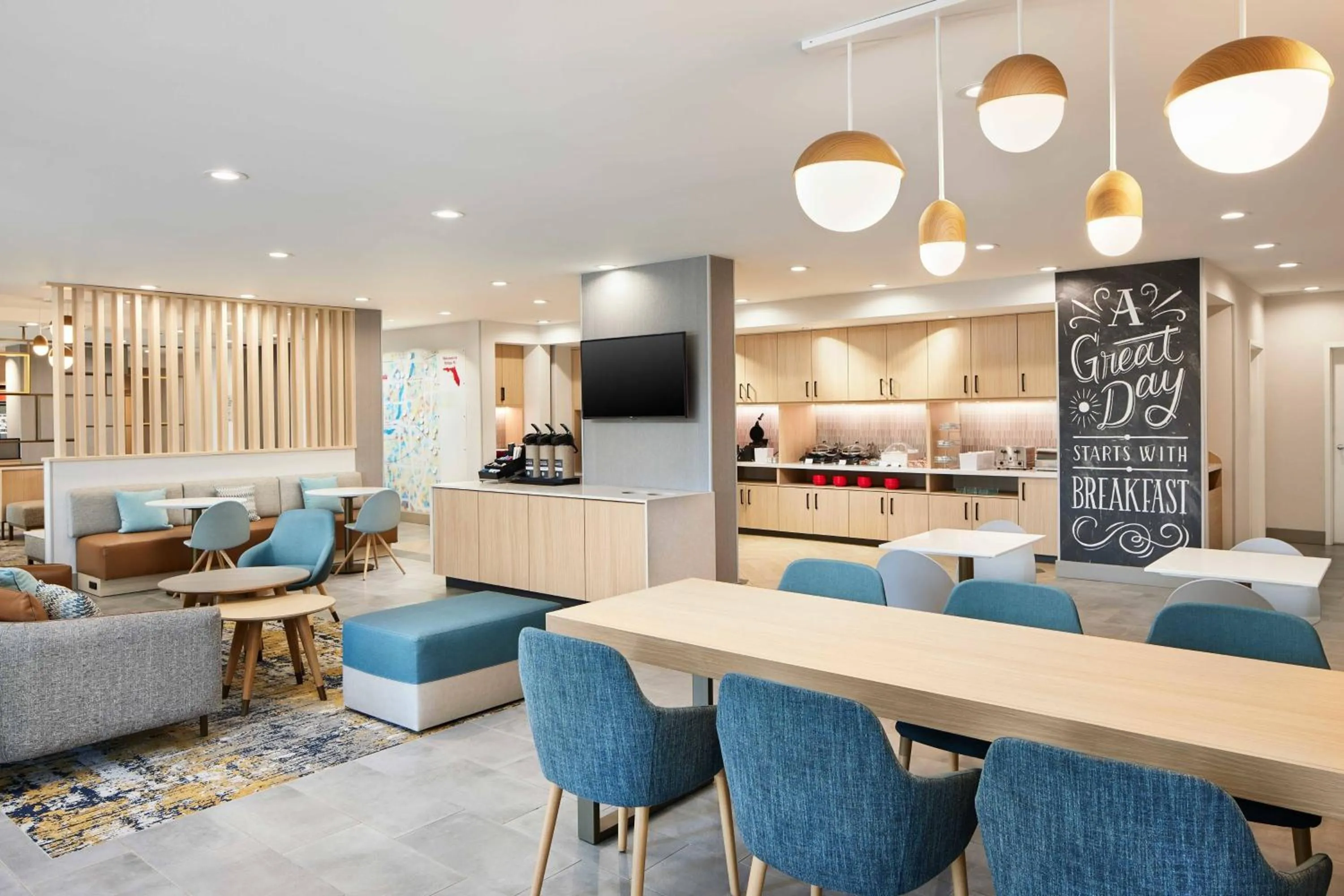 Breakfast in TownePlace Suites by Marriott Tampa Casino Area