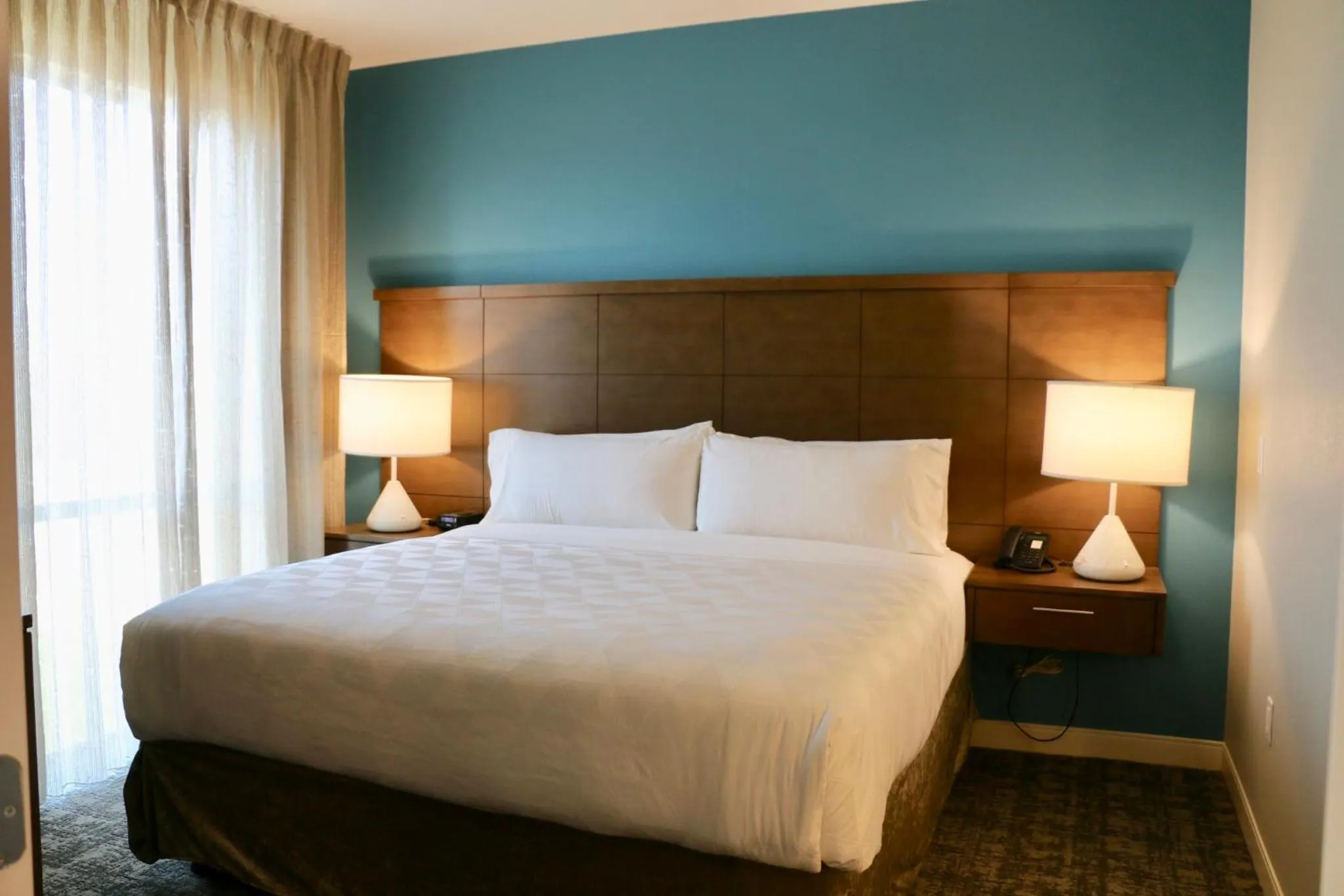 Bedroom, Bed in Staybridge Suites - Long Beach Airport by IHG