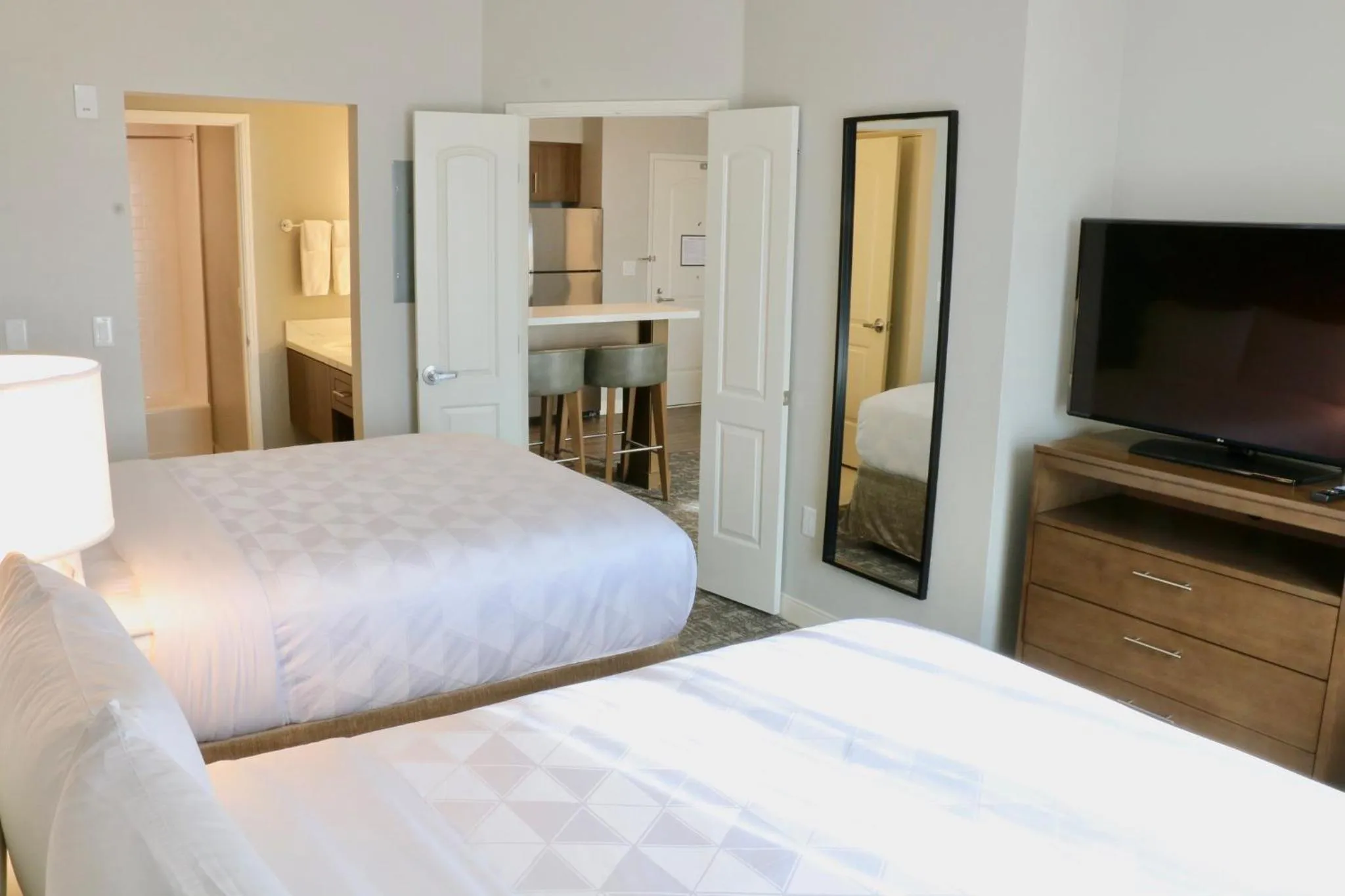 Bedroom, Bed in Staybridge Suites - Long Beach Airport by IHG