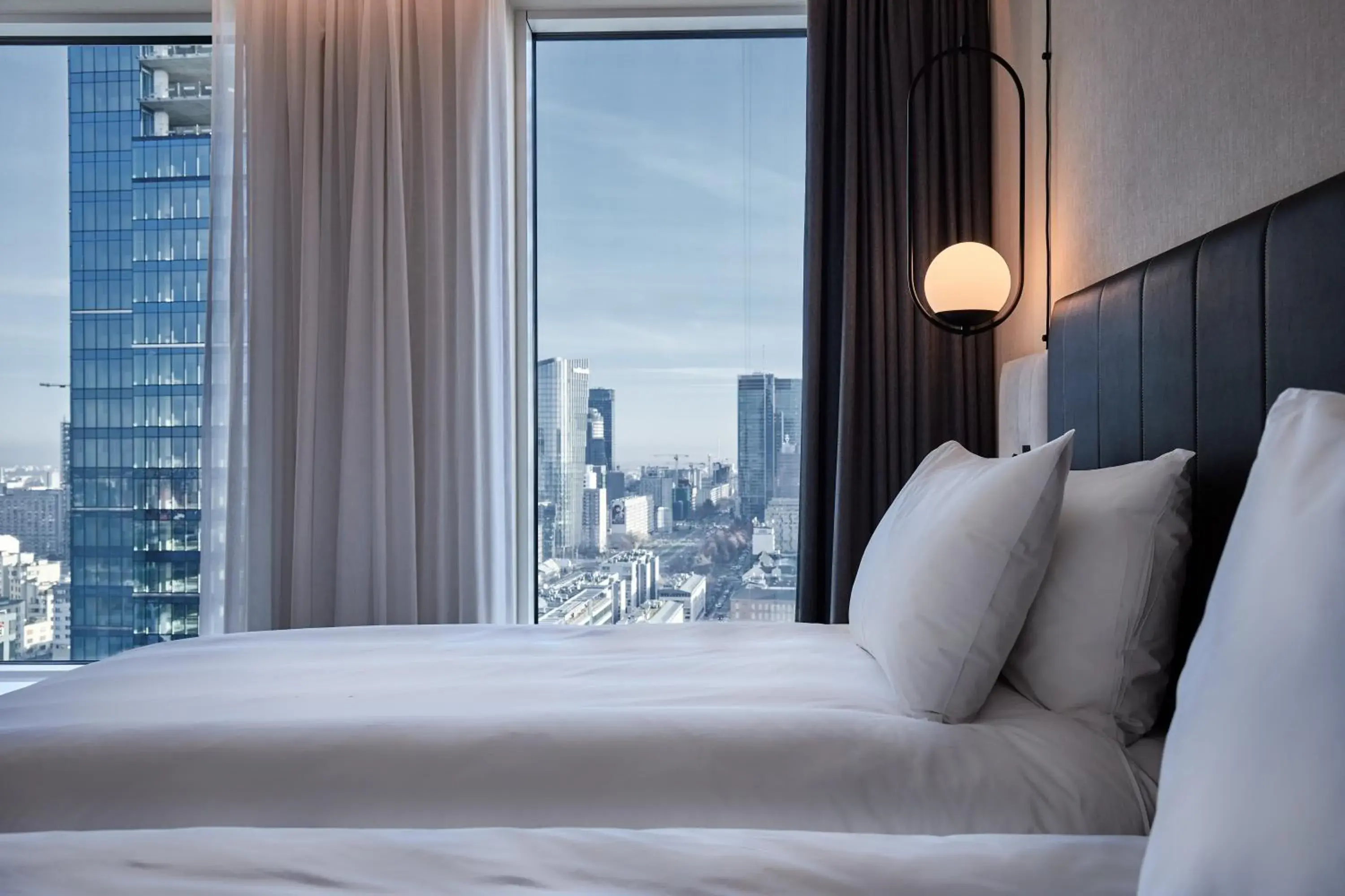 City view, Bed in Crowne Plaza - Warsaw - The HUB by IHG City view, Bed in Crowne Plaza - Warsaw - The HUB by IHG
