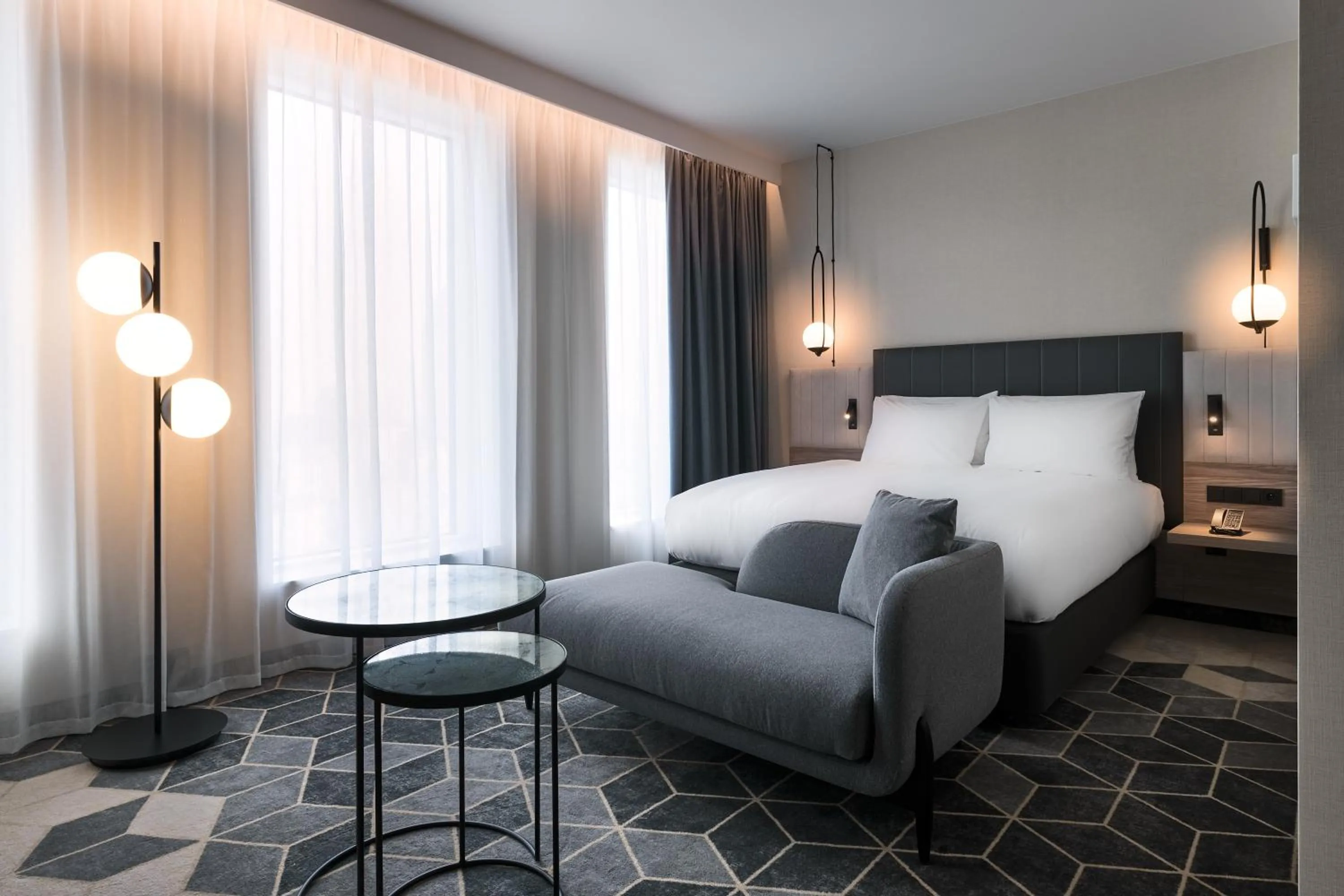 Photo of the whole room, Bed in Crowne Plaza - Warsaw - The HUB by IHG