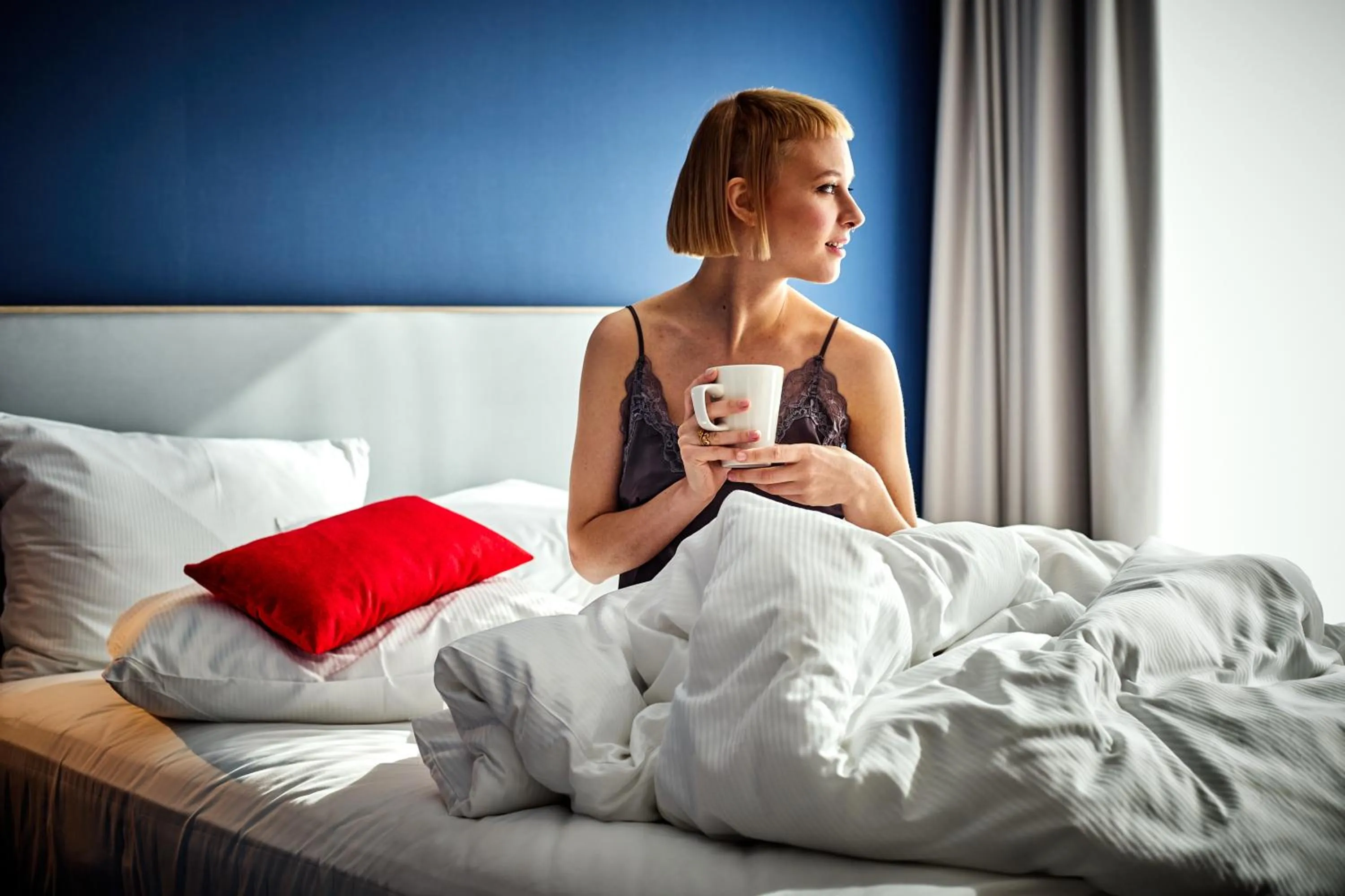 Bedroom, Bed in Holiday Inn Express - Warsaw - The HUB by IHG