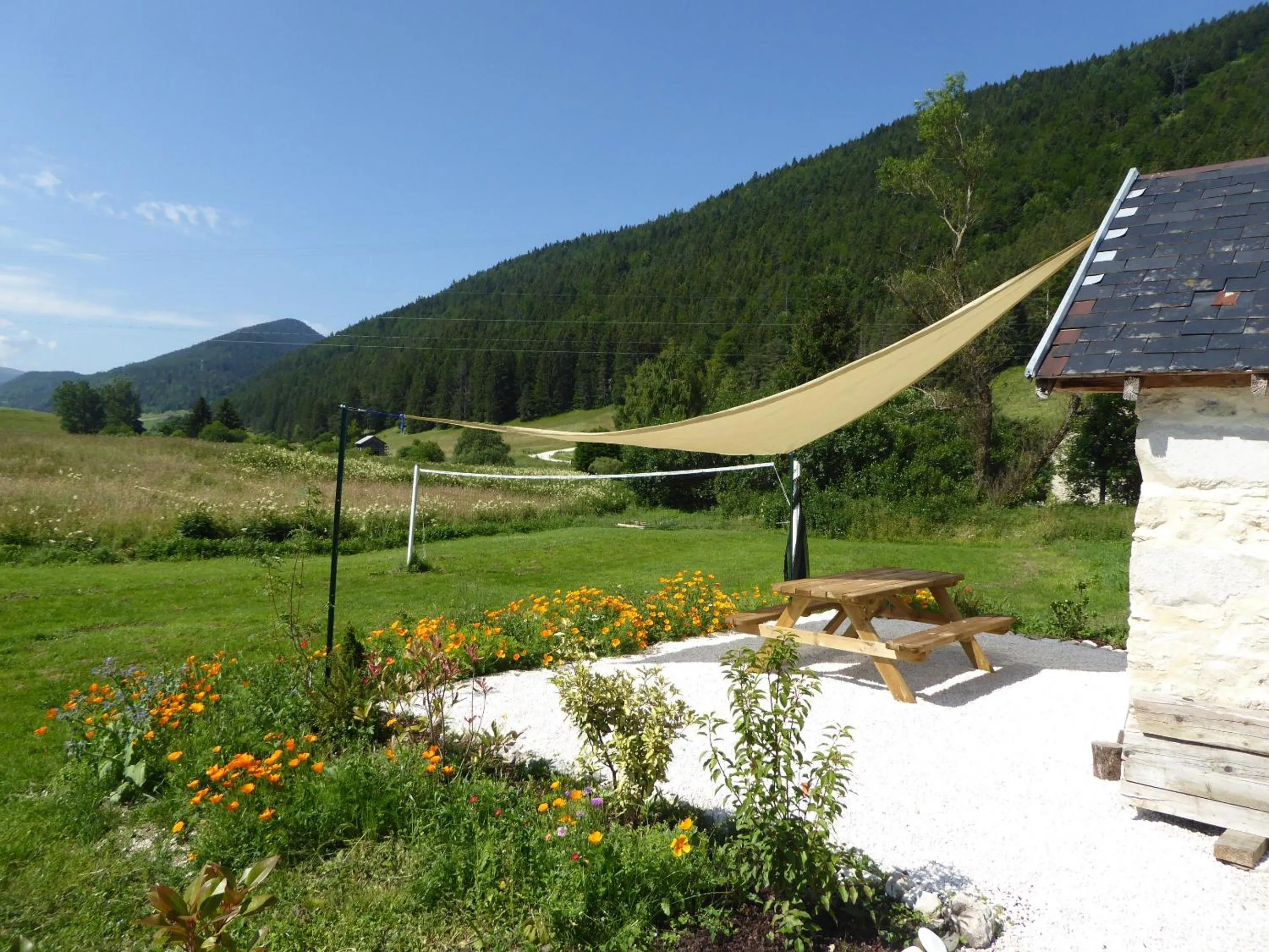 Garden in Ferme de la grande Moucherolle