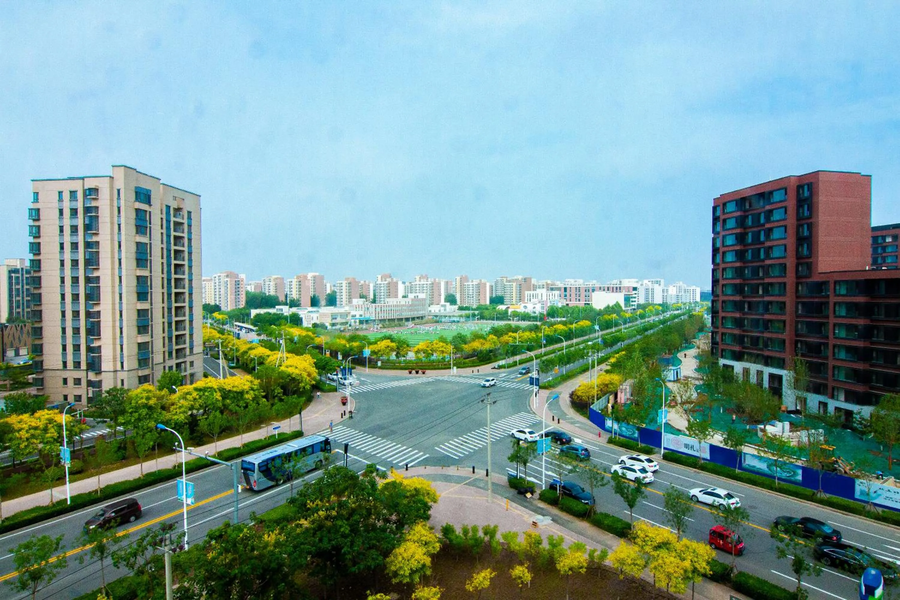 City view in Holiday Inn Express Tianjin Airport East by IHG