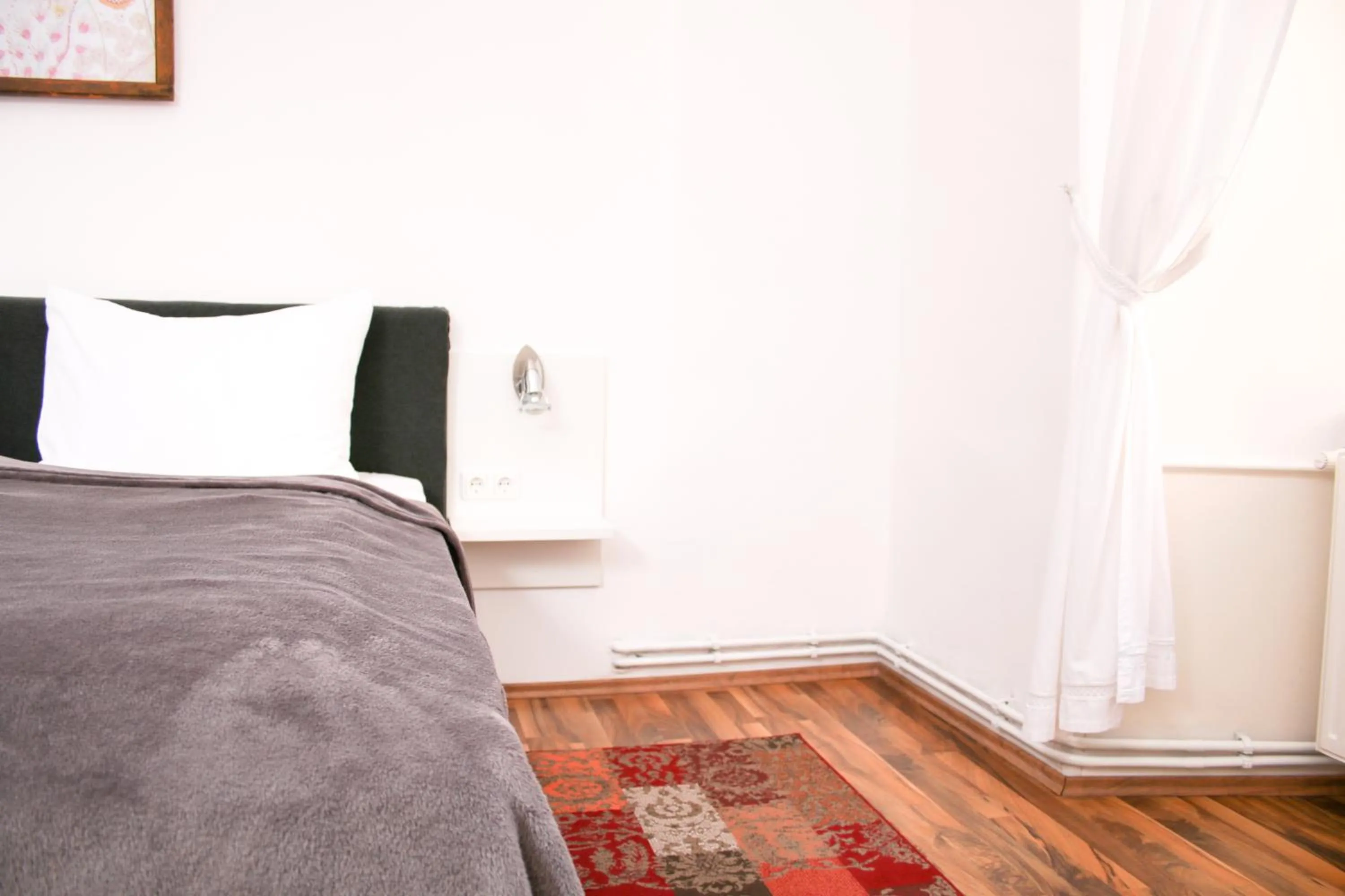 Bed in Hotel im Stift Neuberg