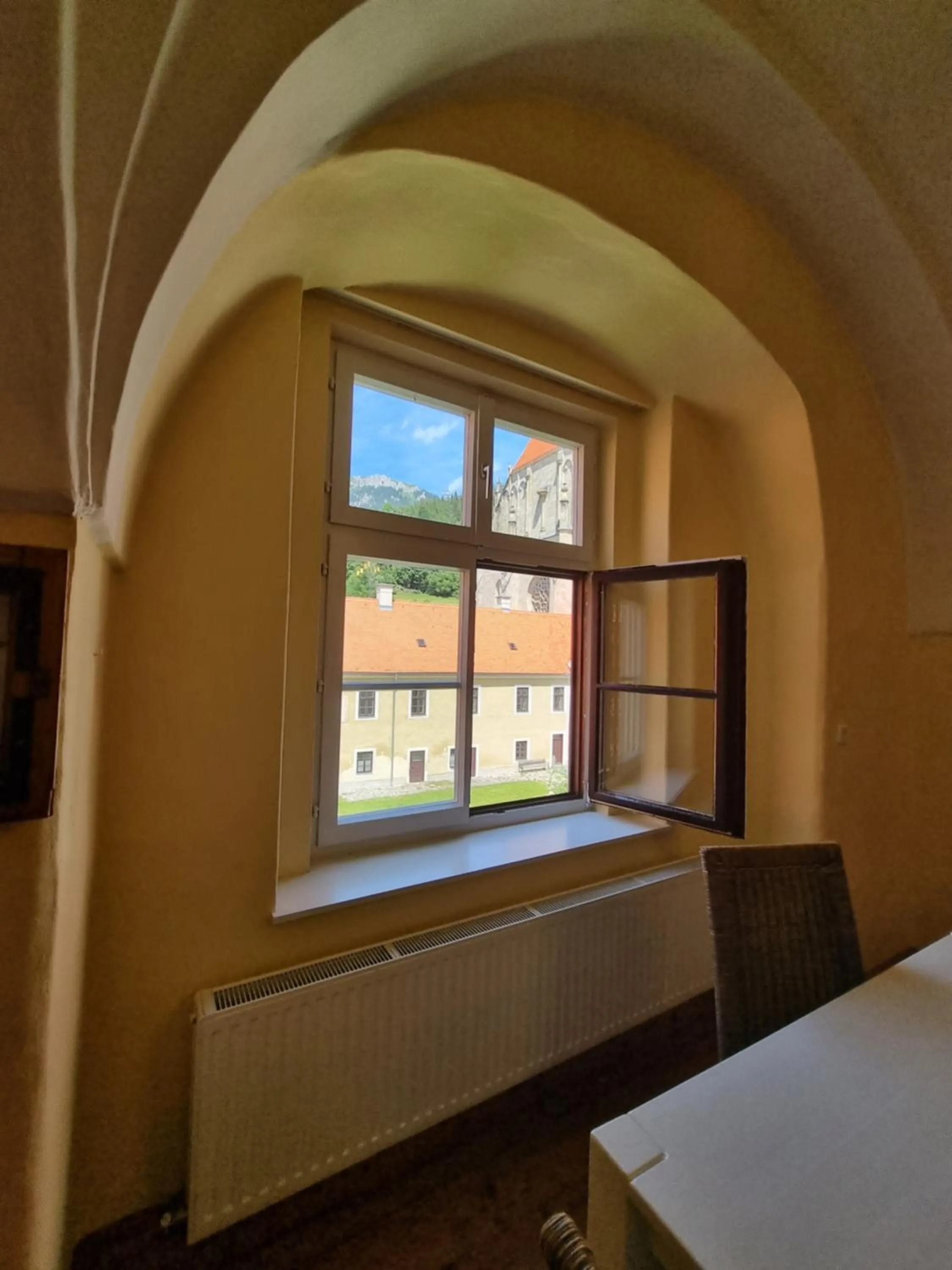 View (from property/room) in Hotel im Stift Neuberg