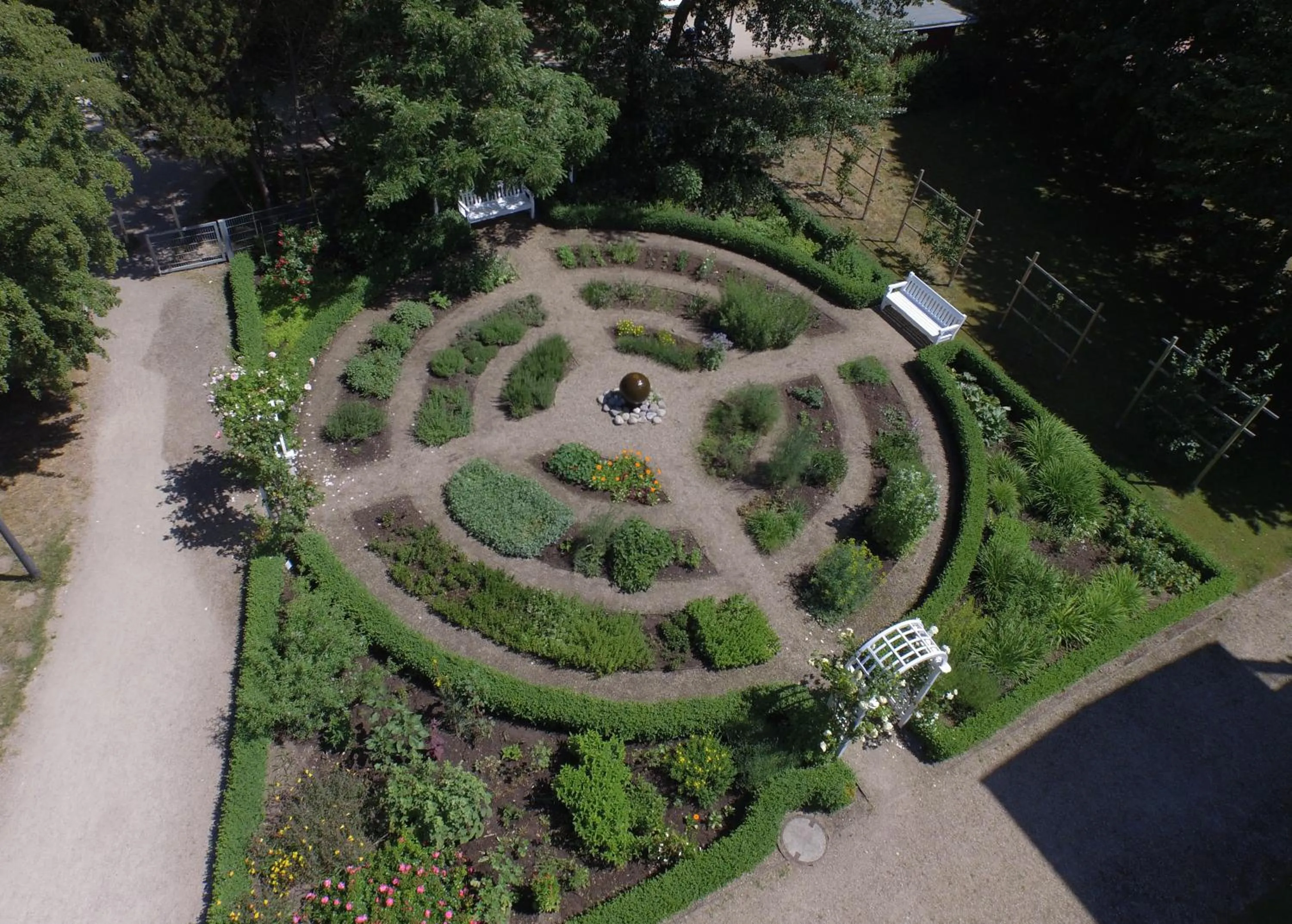 Garden in Seehotel Grossherzog von Mecklenburg