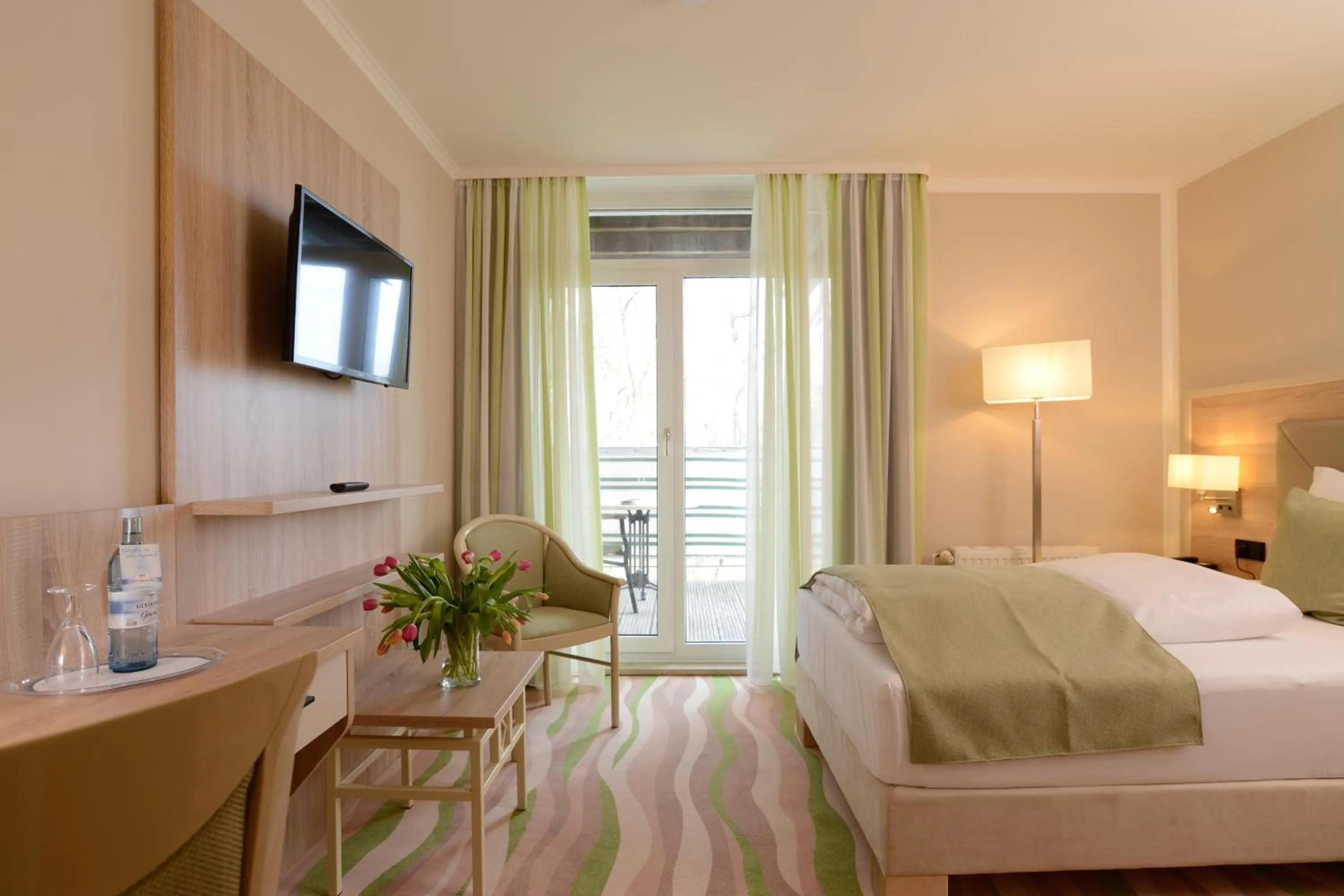 Bed in Seehotel Grossherzog von Mecklenburg