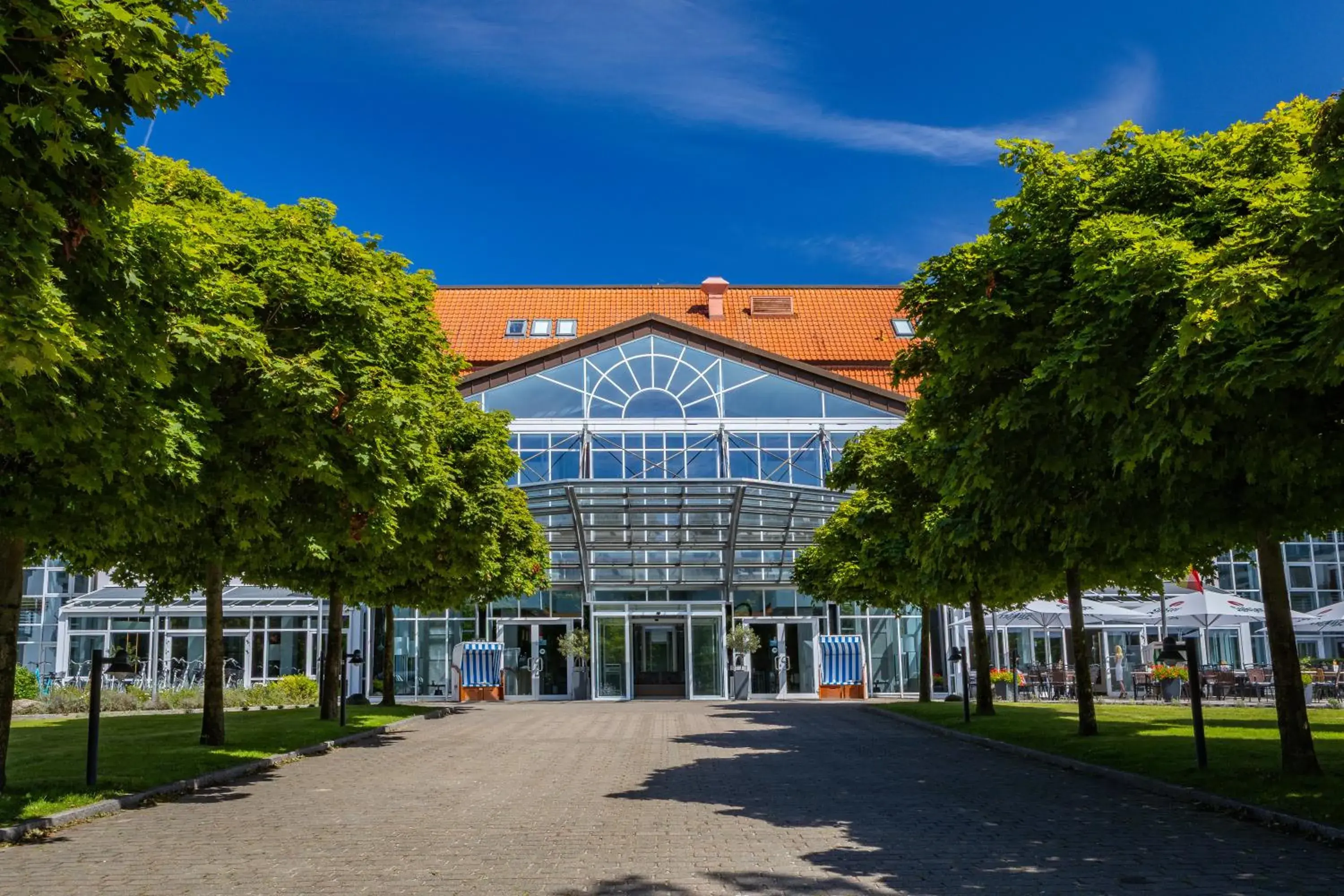 Property building in Seehotel Grossherzog von Mecklenburg Property building in Seehotel Grossherzog von Mecklenburg