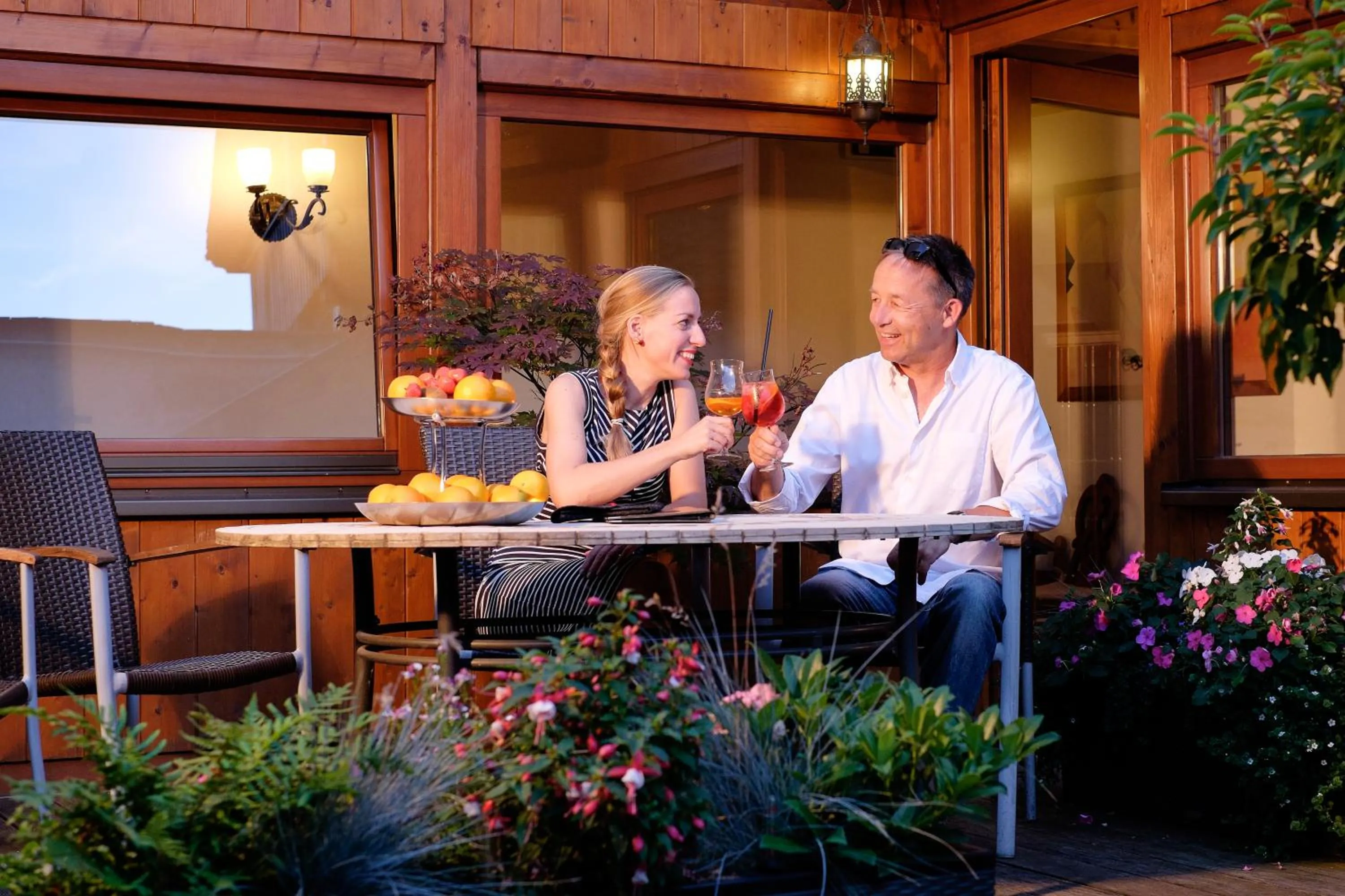 Patio in Hotel der Löwen in Staufen