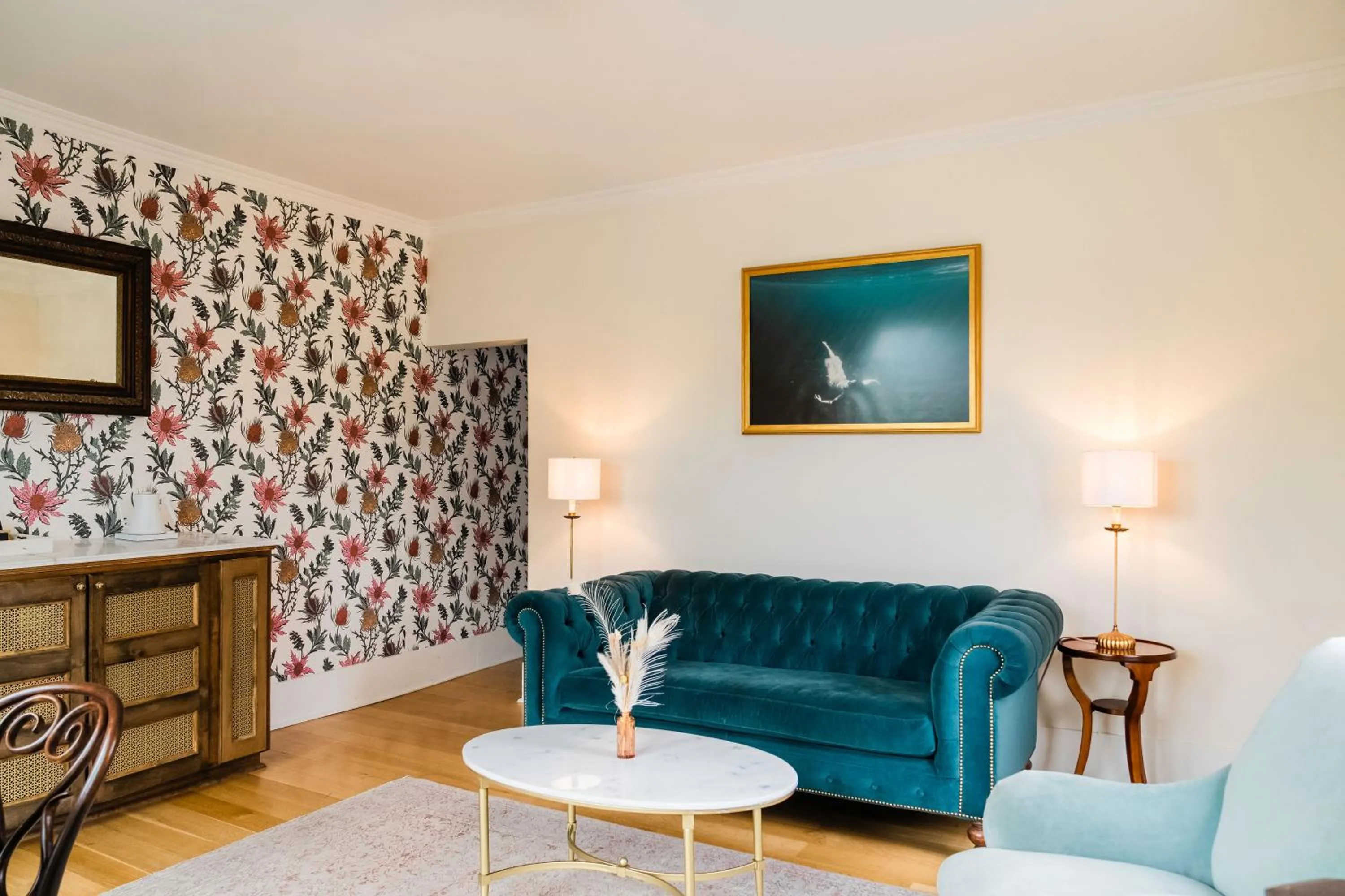 Living room in National Exchange Hotel