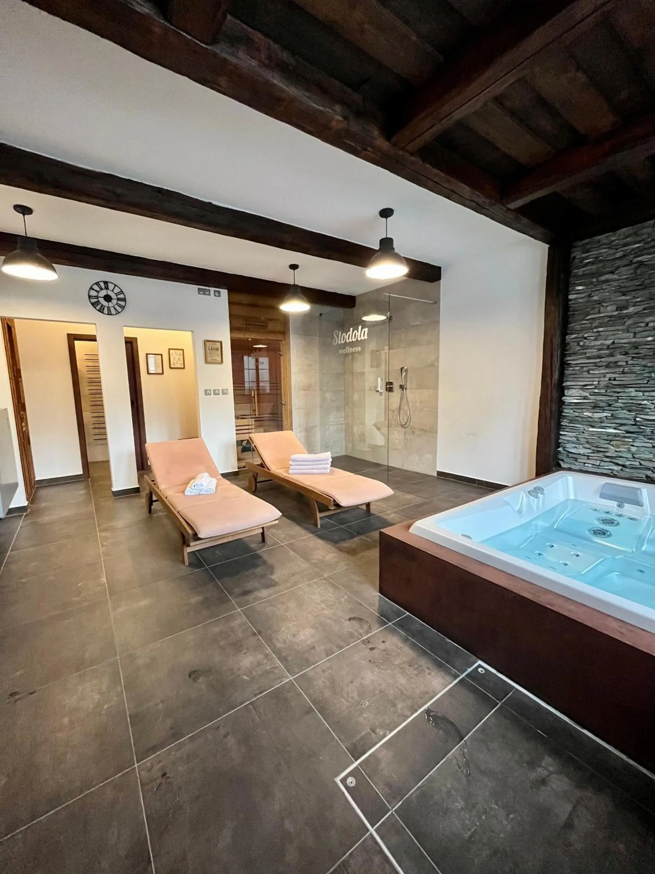 Spa and wellness centre/facilities in Penzion Stodola