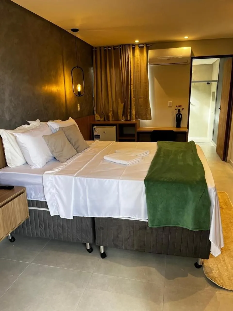 Decorative detail, Bed in Pousada Maré do Francês