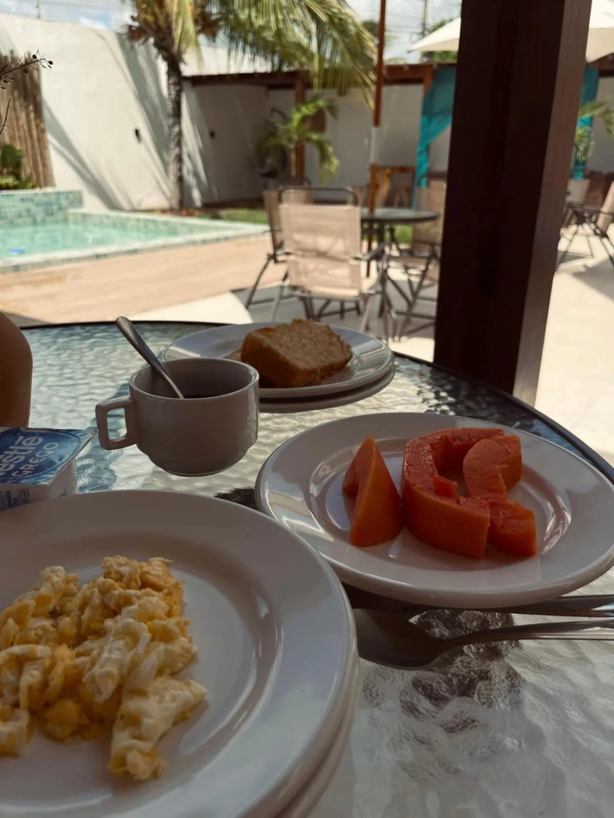 Breakfast in Pousada Maré do Francês