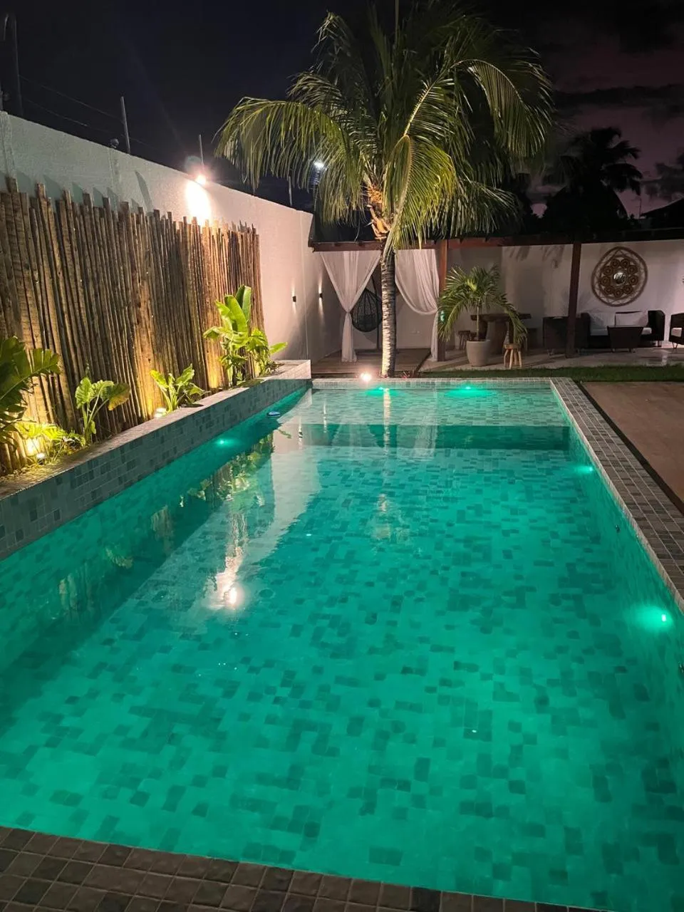 Swimming pool in Pousada Maré do Francês