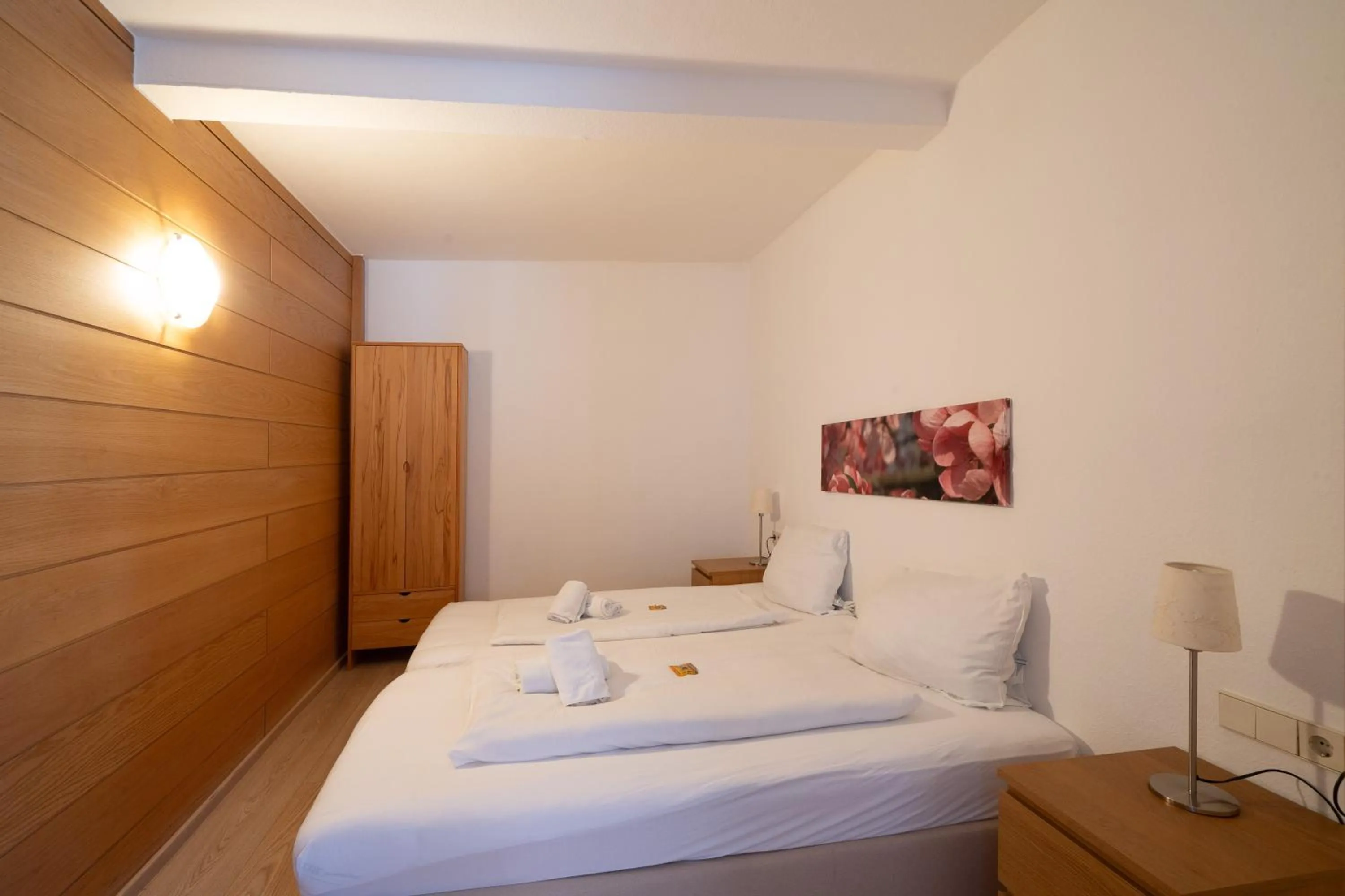 Bed in Hotel Baeren
