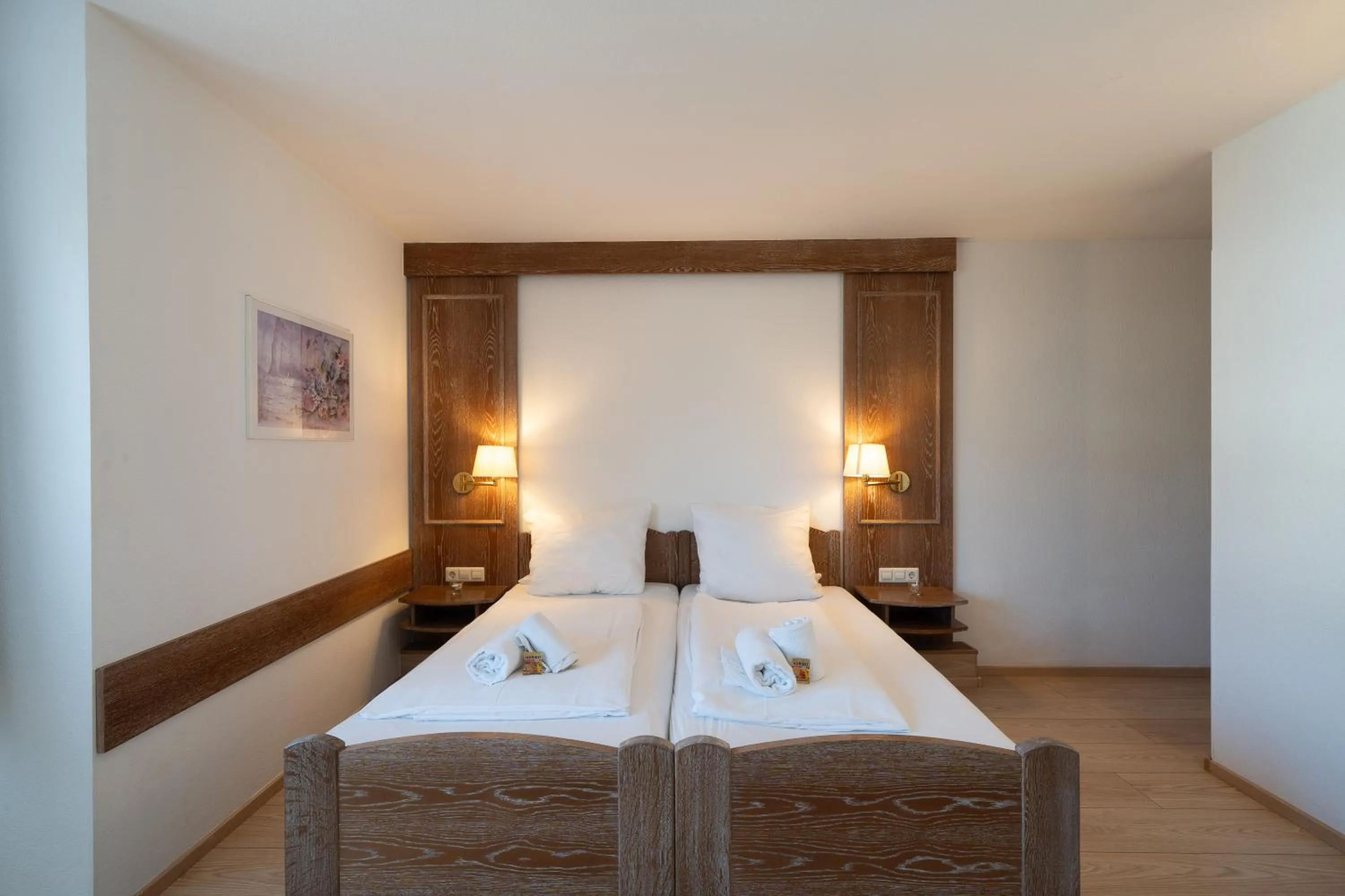 Bed in Hotel Baeren