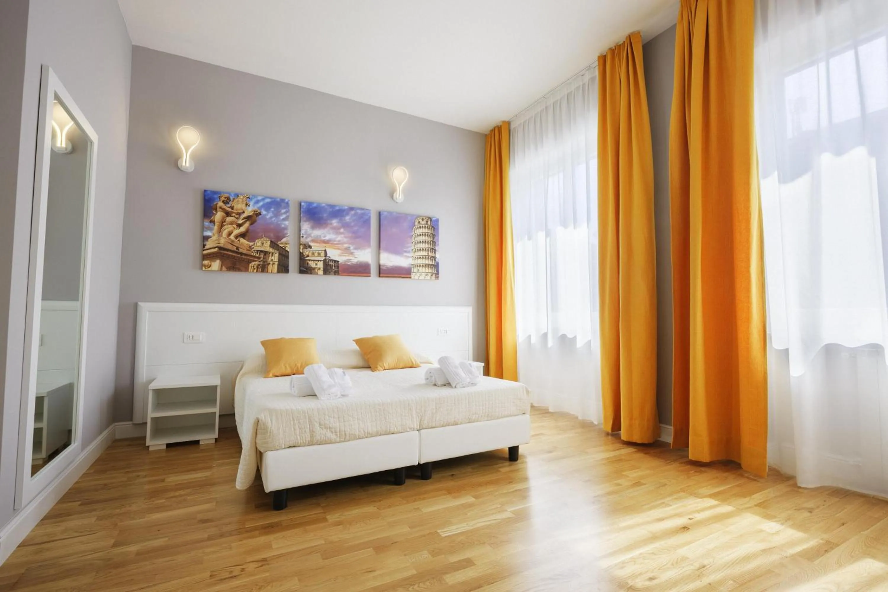 Bed in La Terrazza di Jenny B&B