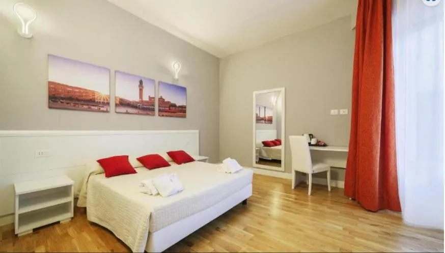 Bed in La Terrazza di Jenny B&B