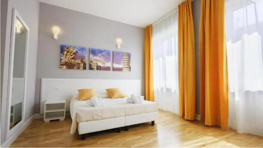 Bed in La Terrazza di Jenny B&B