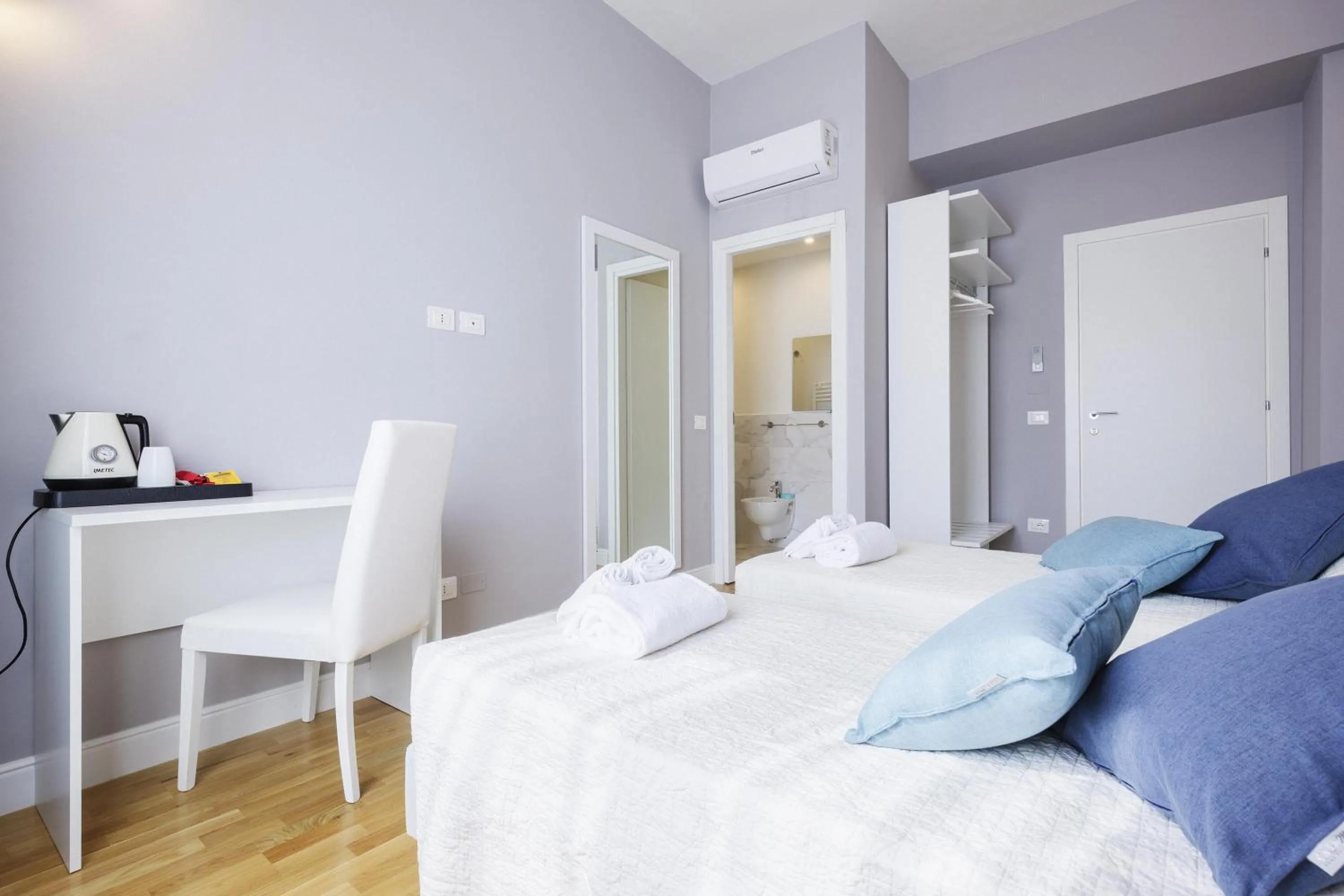 Bed in La Terrazza di Jenny B&B