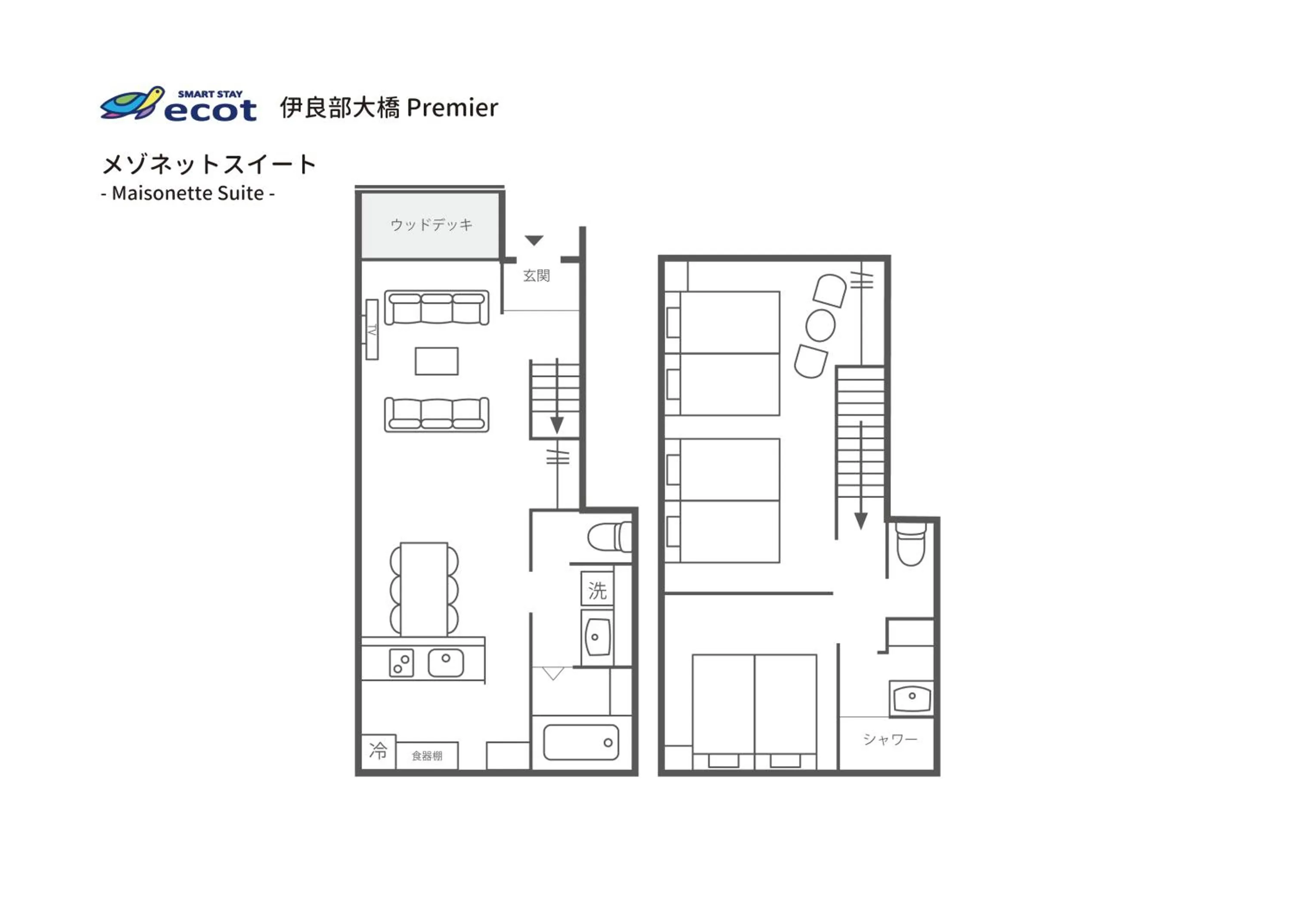 Floor plan in Ecot Irabu Bridge Premier