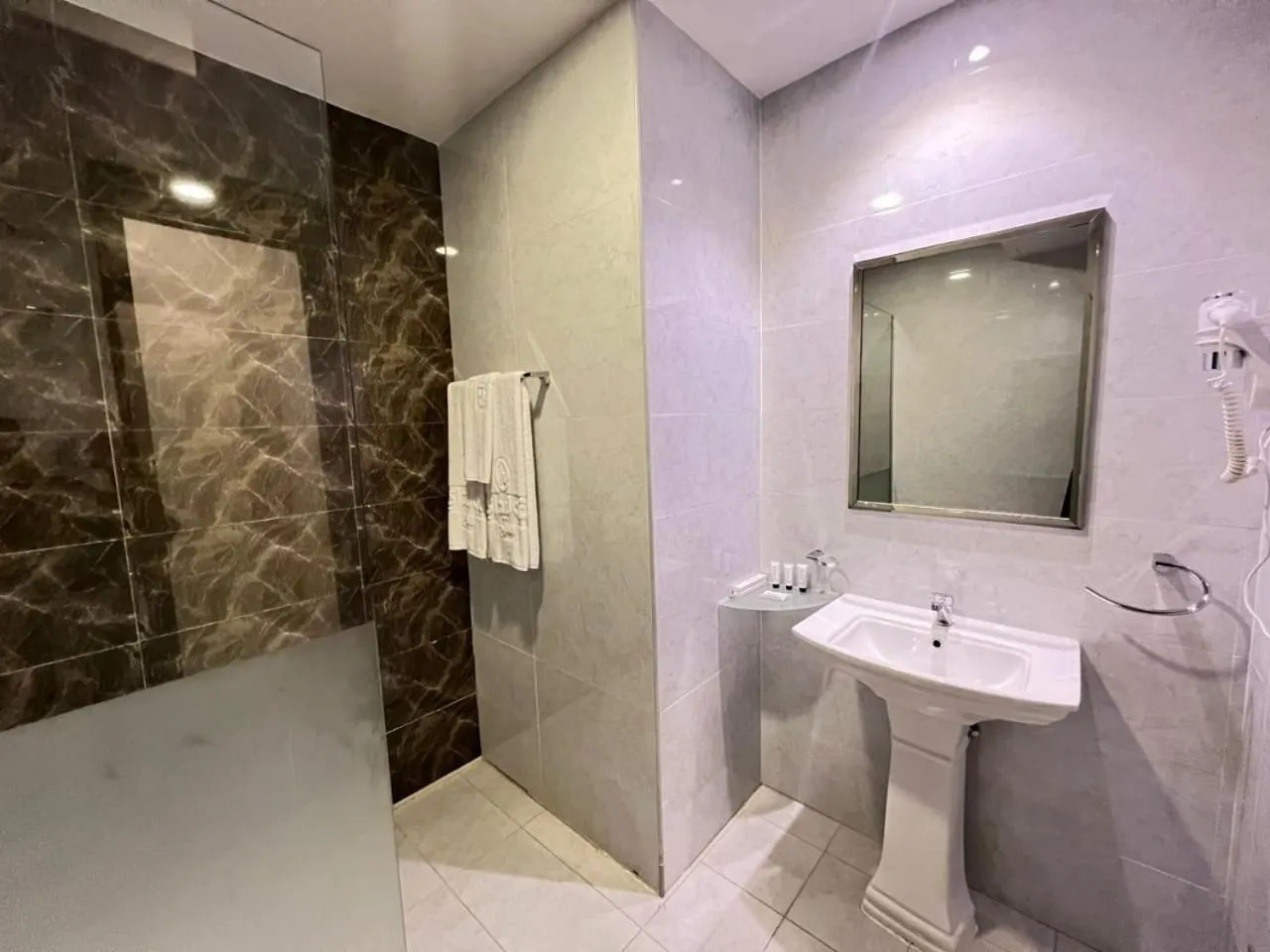 Shower in Holiday Al Khaleej Hotel