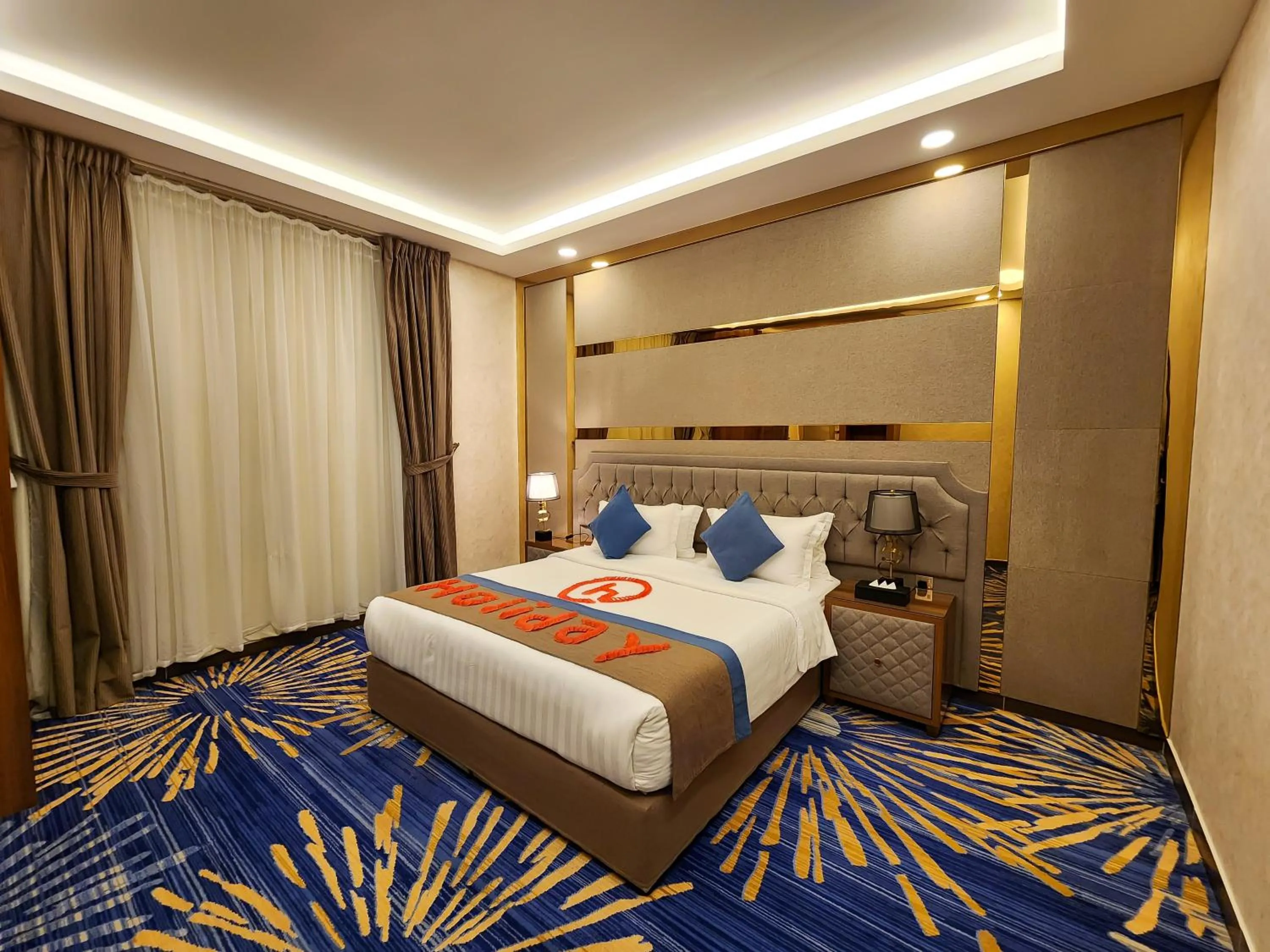 Bedroom, Bed in Holiday Al Khaleej Hotel