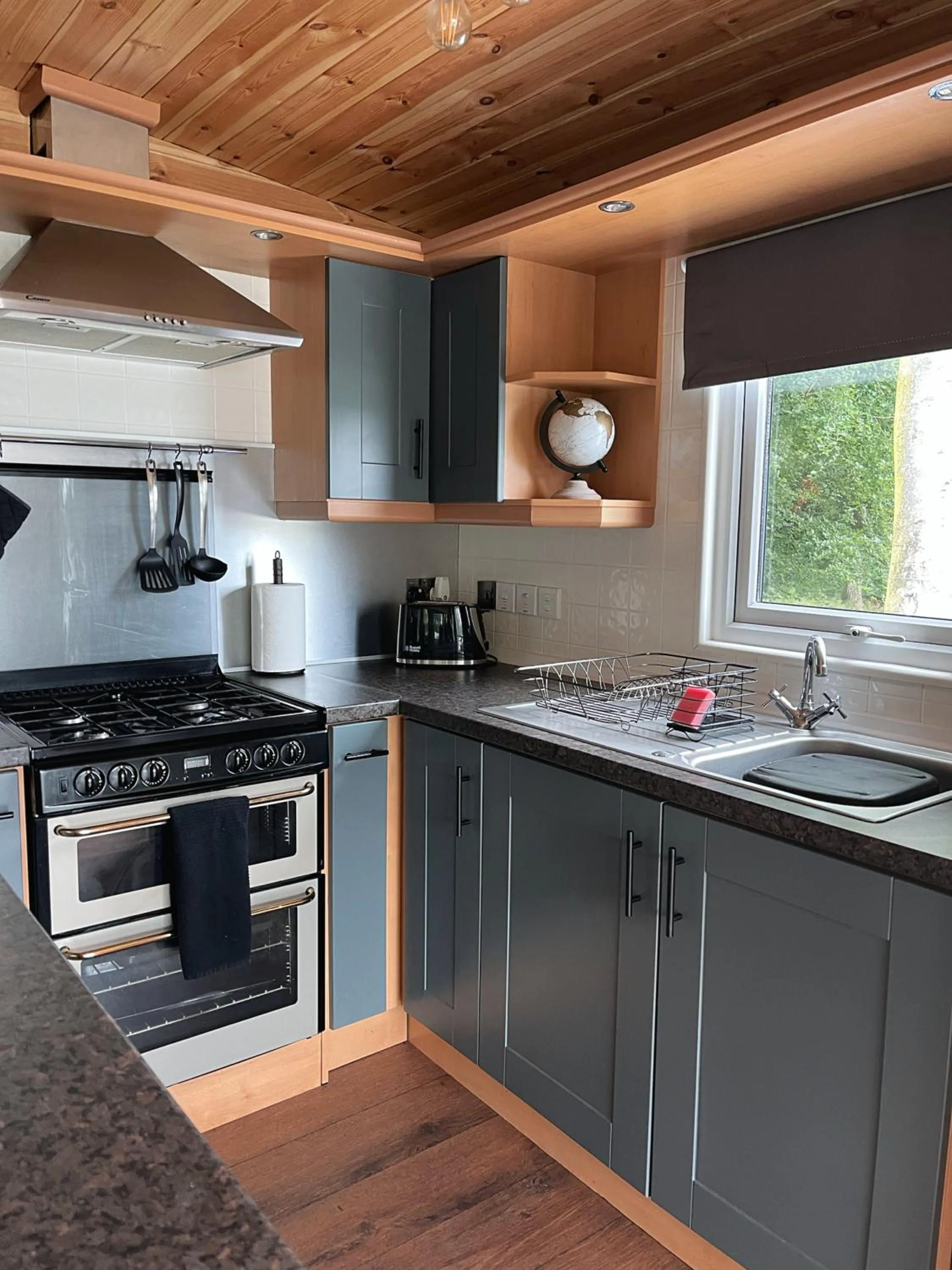 Kitchen or kitchenette in Percy Wood Lodges with Hot Tubs