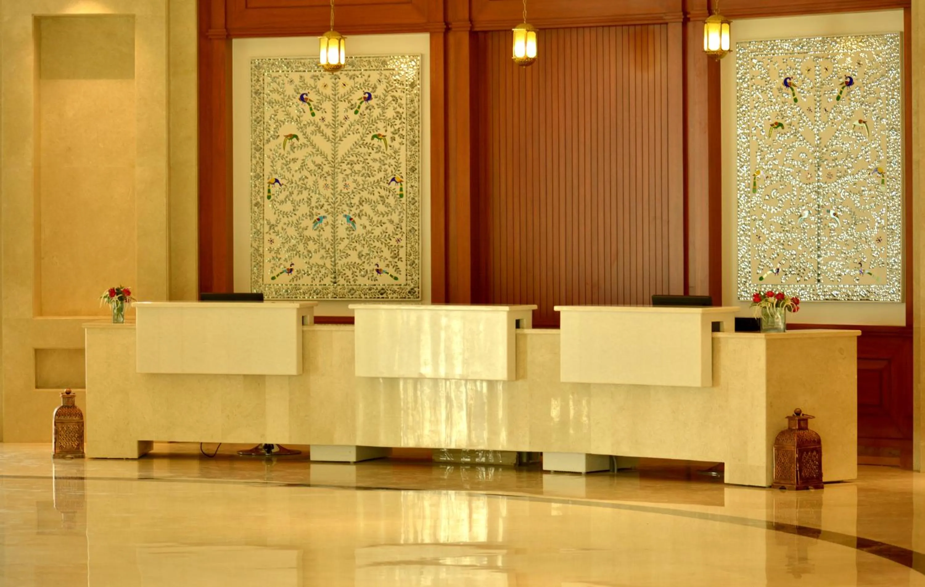 Lobby or reception in Hotel Chandela Khajuraho