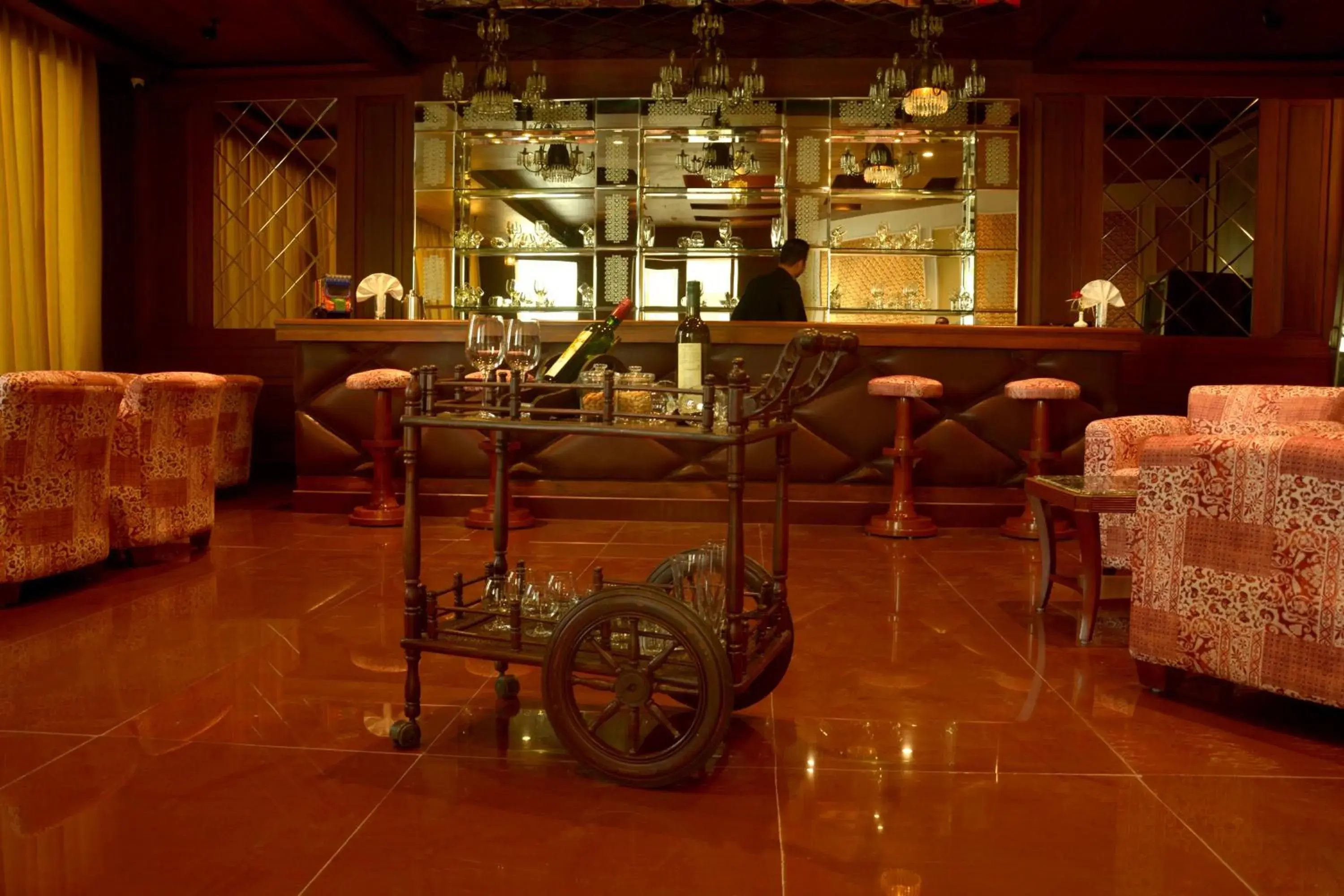 Lounge or bar in Hotel Chandela Khajuraho Lounge or bar in Hotel Chandela Khajuraho