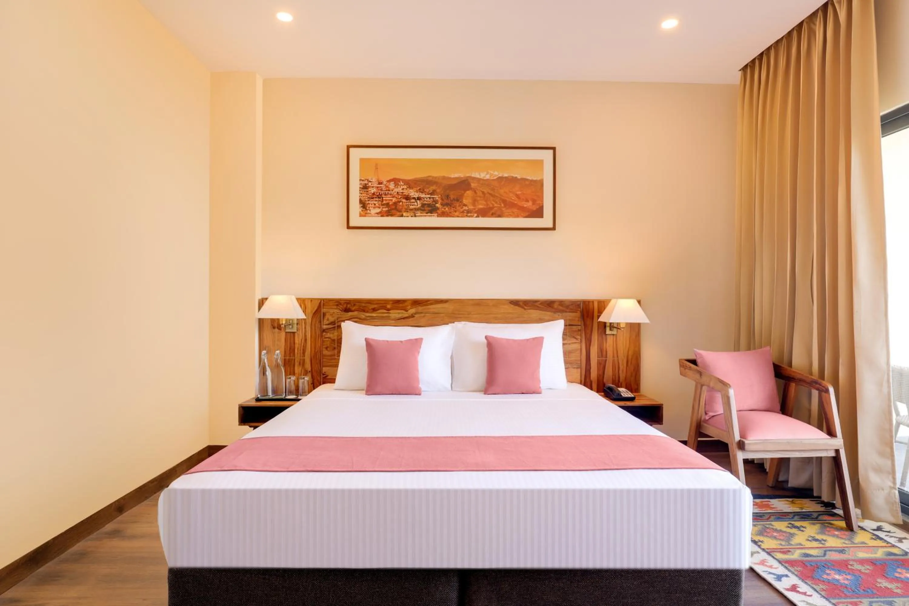 Bedroom, Bed in The Chateau Kasauli