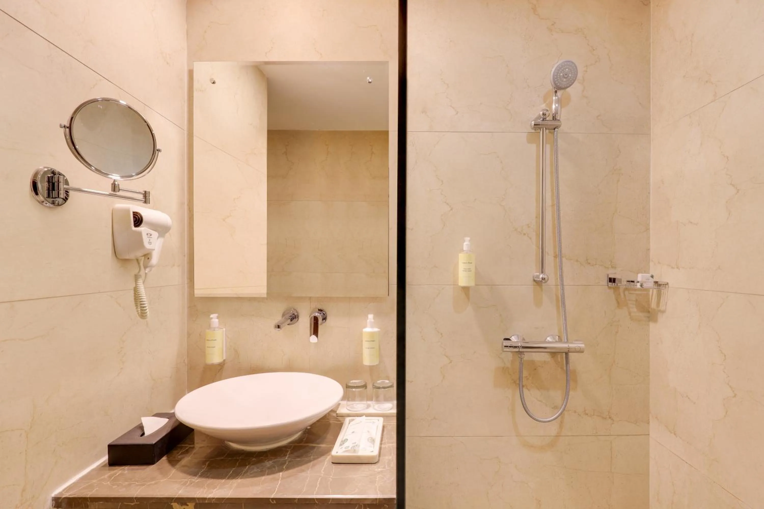 Bathroom in The Chateau Kasauli