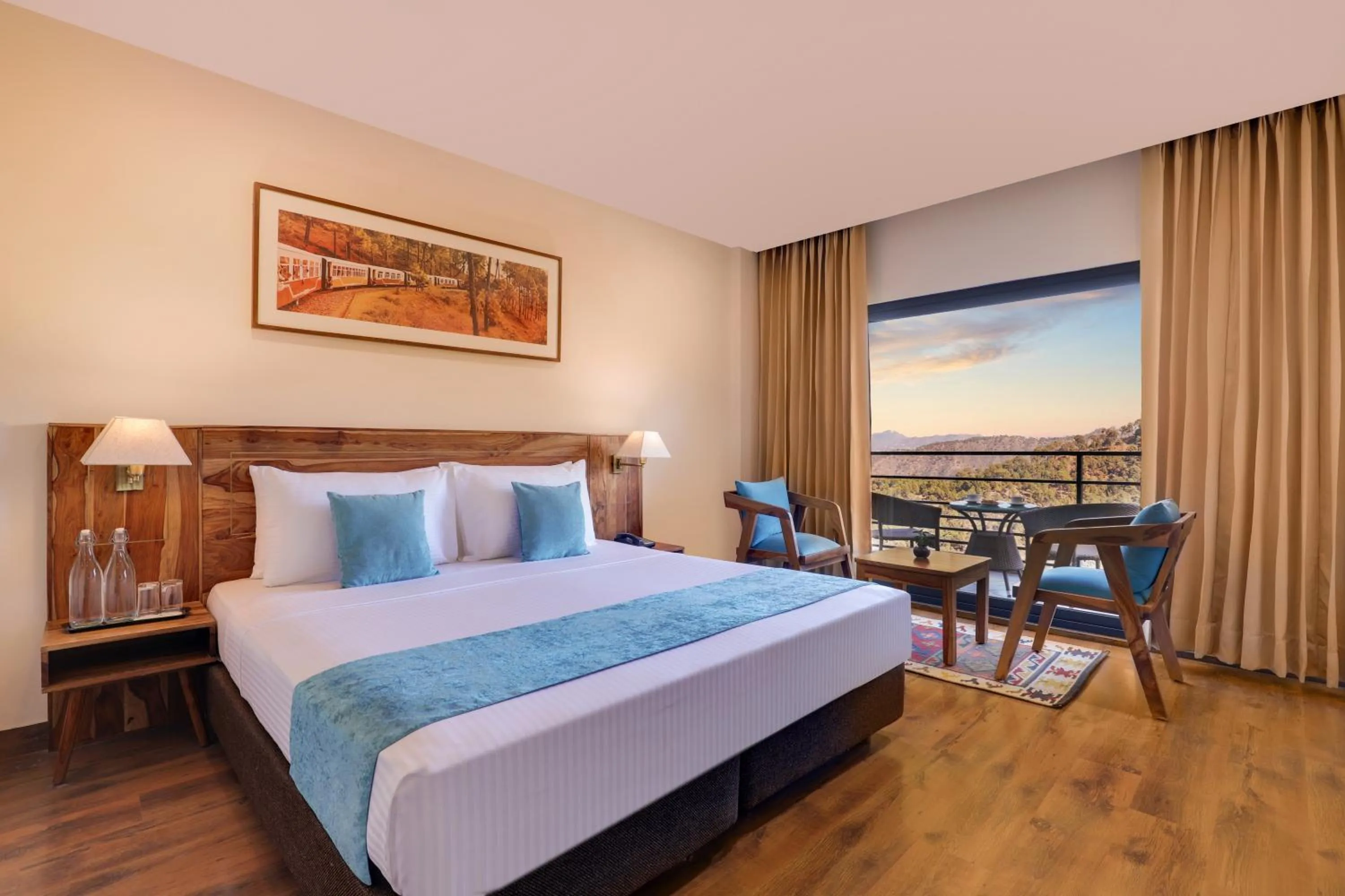 Bedroom, Bed in The Chateau Kasauli