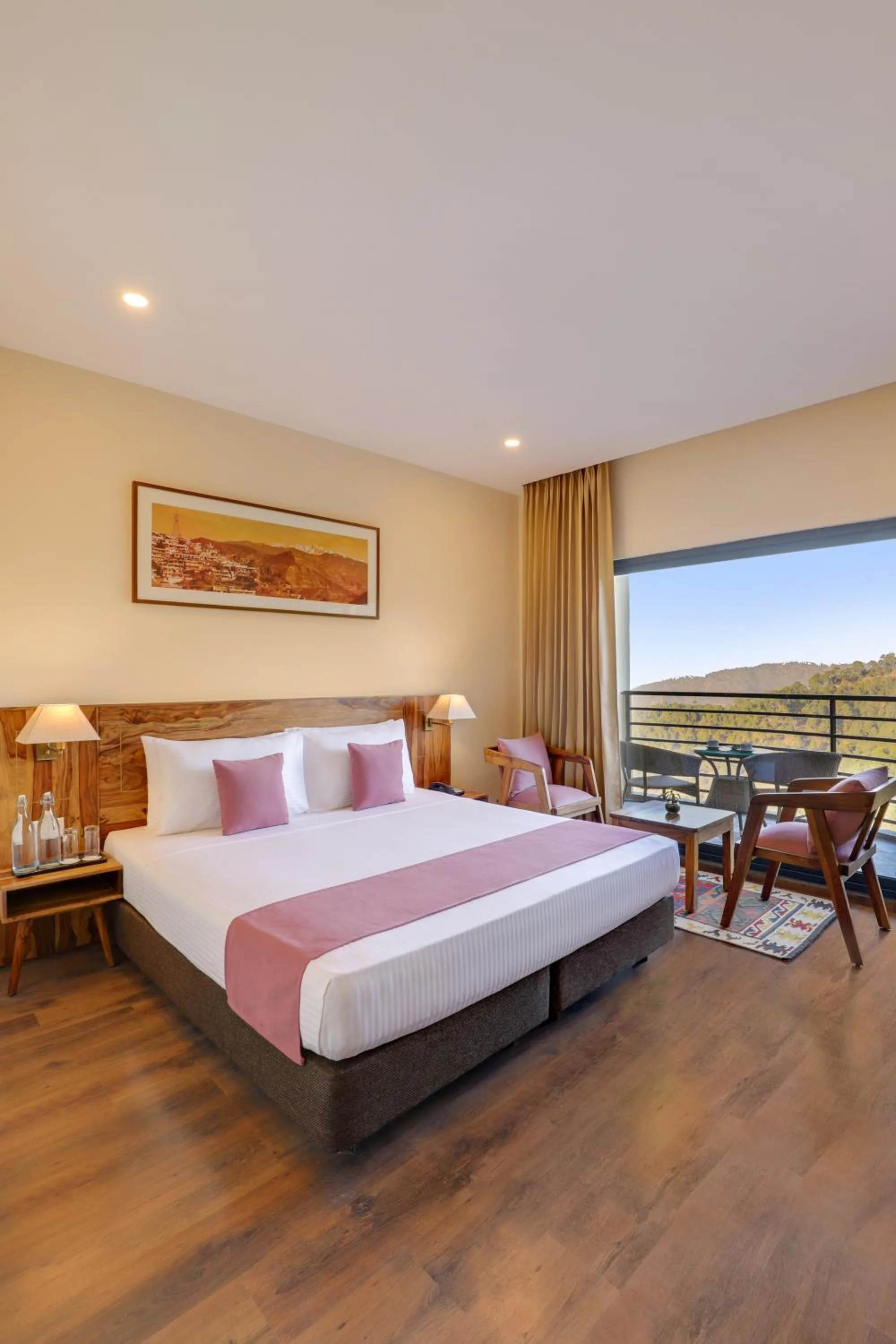 Bed in The Chateau Kasauli