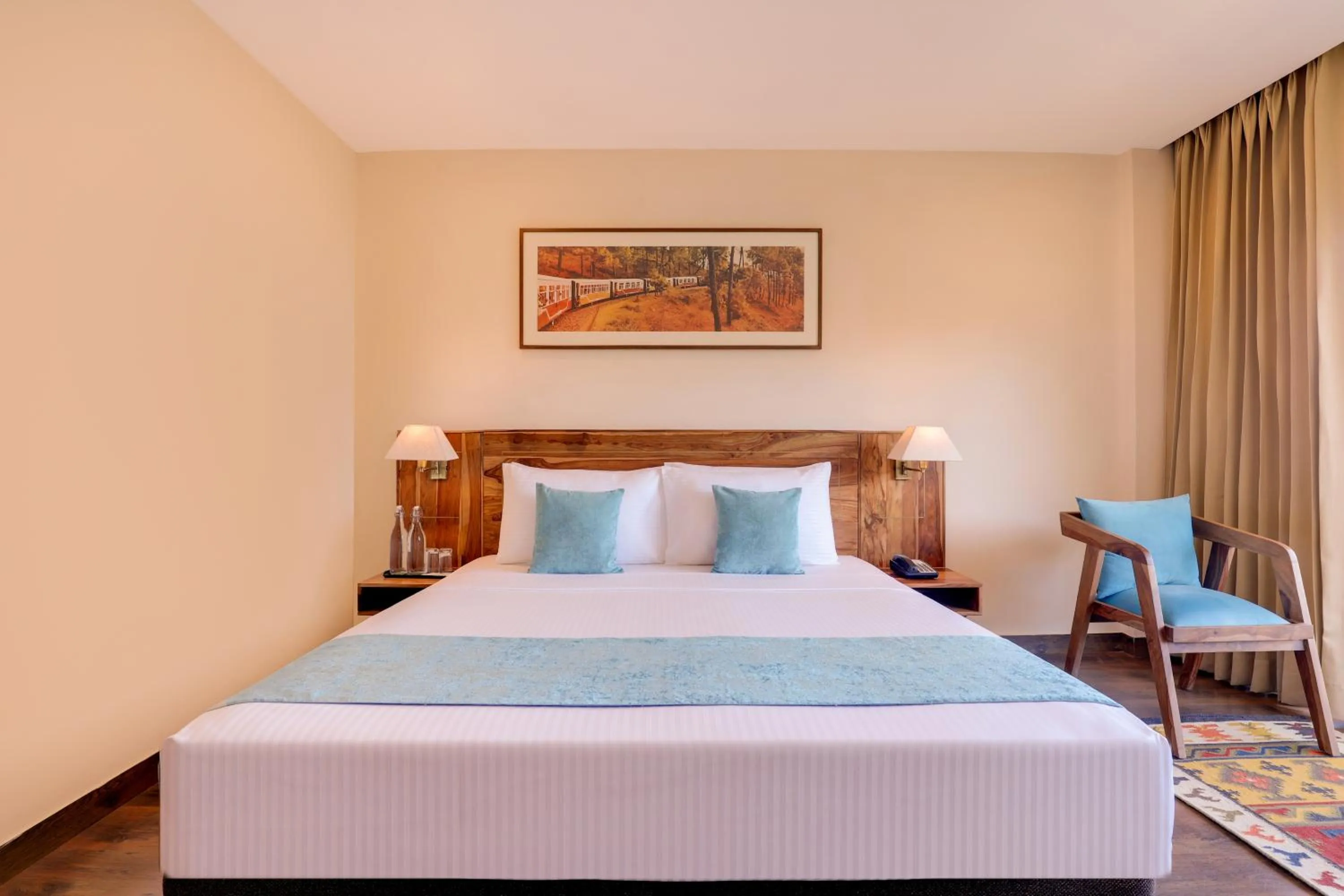 Bedroom, Bed in The Chateau Kasauli