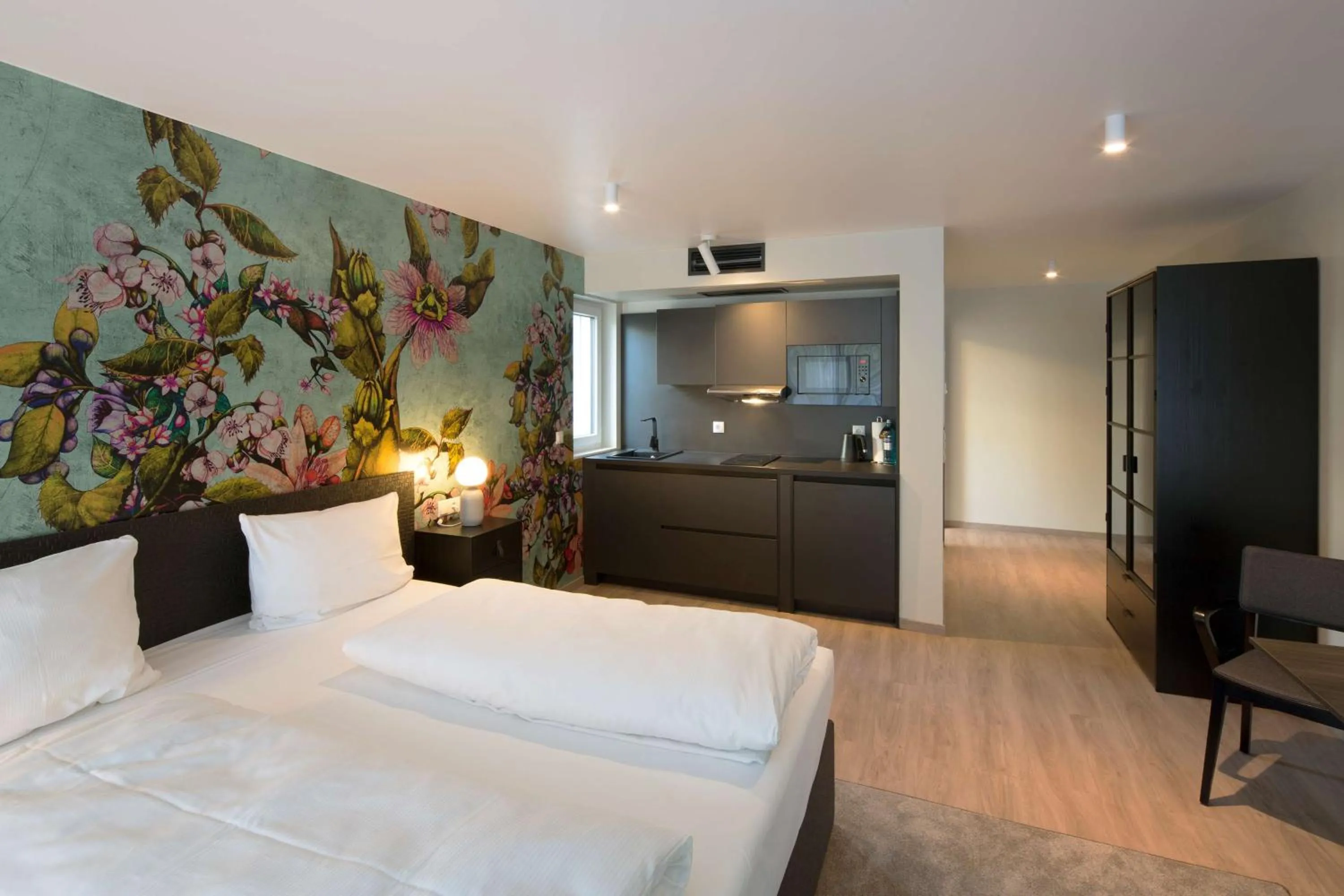Bed in ANA Living Karlsruhe by Arthotel ANA