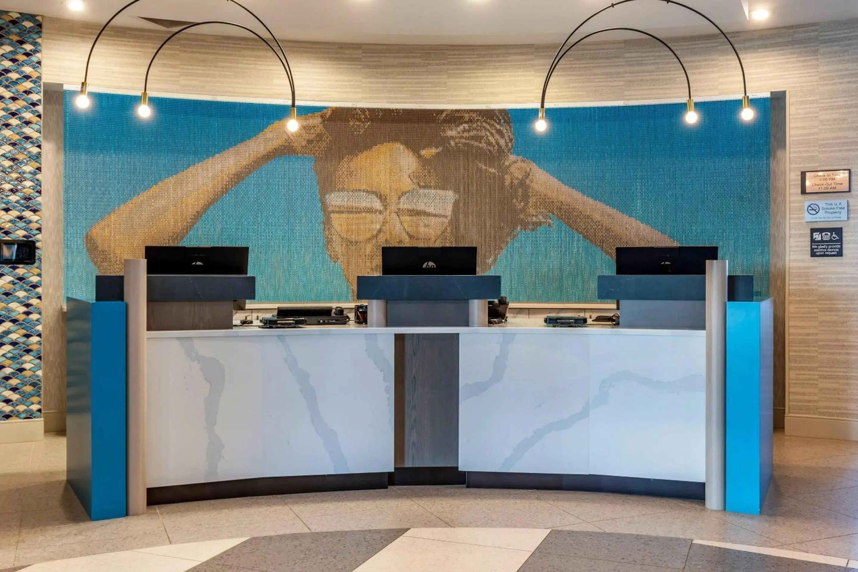 Lobby or reception in Cambria Hotel Ocean City - Bayfront Lobby or reception in Cambria Hotel Ocean City - Bayfront