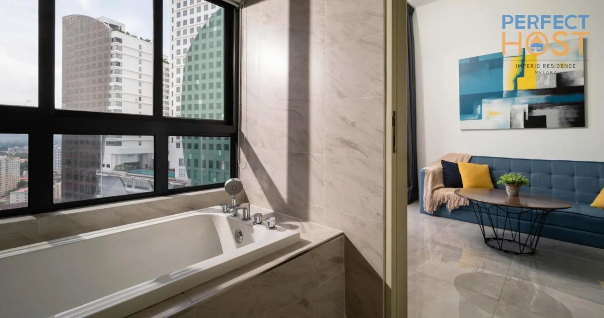 Bathroom in Imperio Residence Seafront by Perfect Host