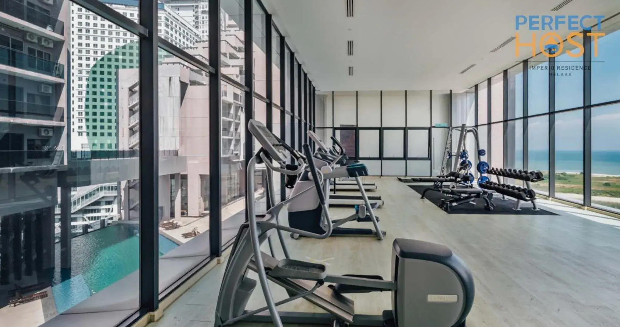 Fitness centre/facilities in Imperio Residence Seafront by Perfect Host Fitness centre/facilities in Imperio Residence Seafront by Perfect Host