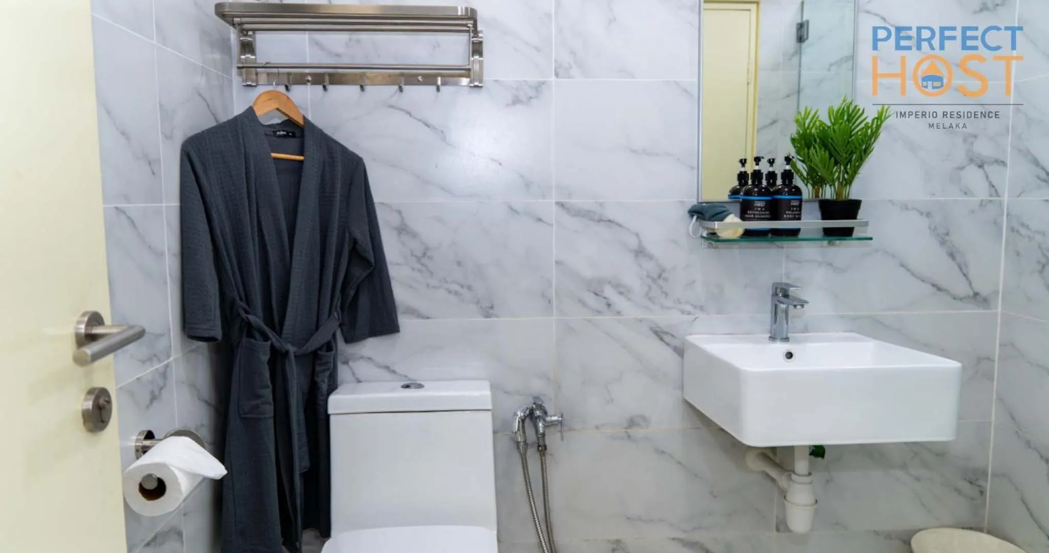 Shower in Imperio Residence Seafront by Perfect Host