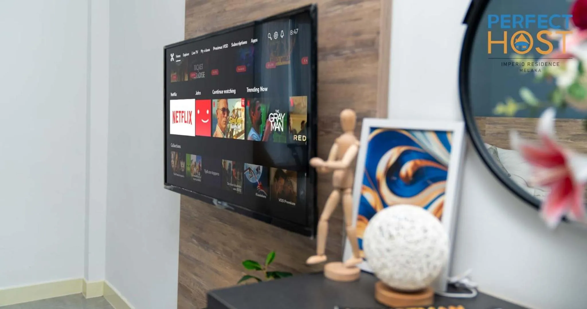 TV and multimedia in Imperio Residence Seafront by Perfect Host