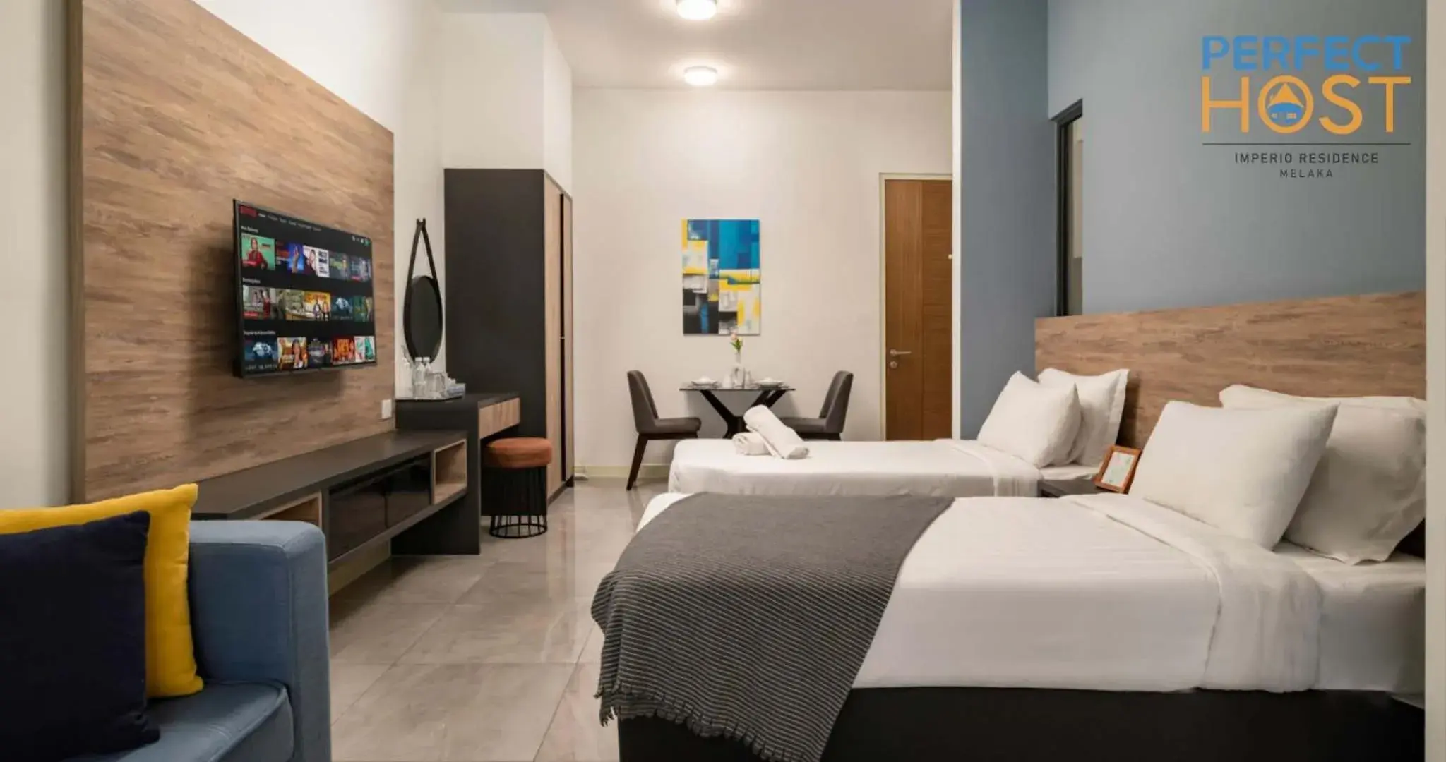 Bed in Imperio Residence Seafront by Perfect Host Bed in Imperio Residence Seafront by Perfect Host