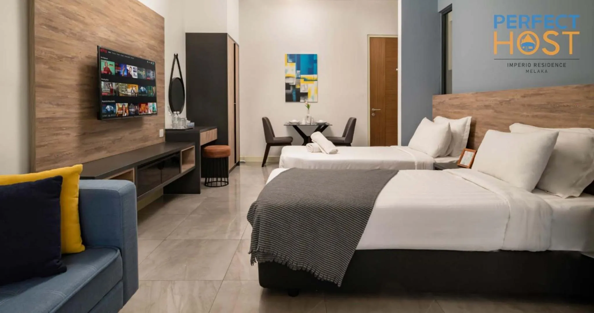 Bed in Imperio Residence Seafront by Perfect Host