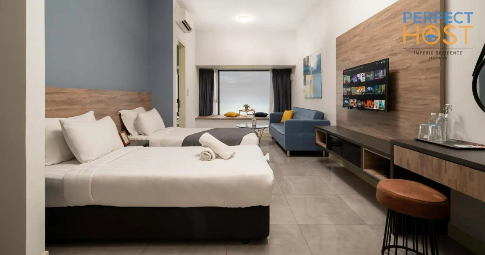 Bed in Imperio Residence Seafront by Perfect Host Bed in Imperio Residence Seafront by Perfect Host